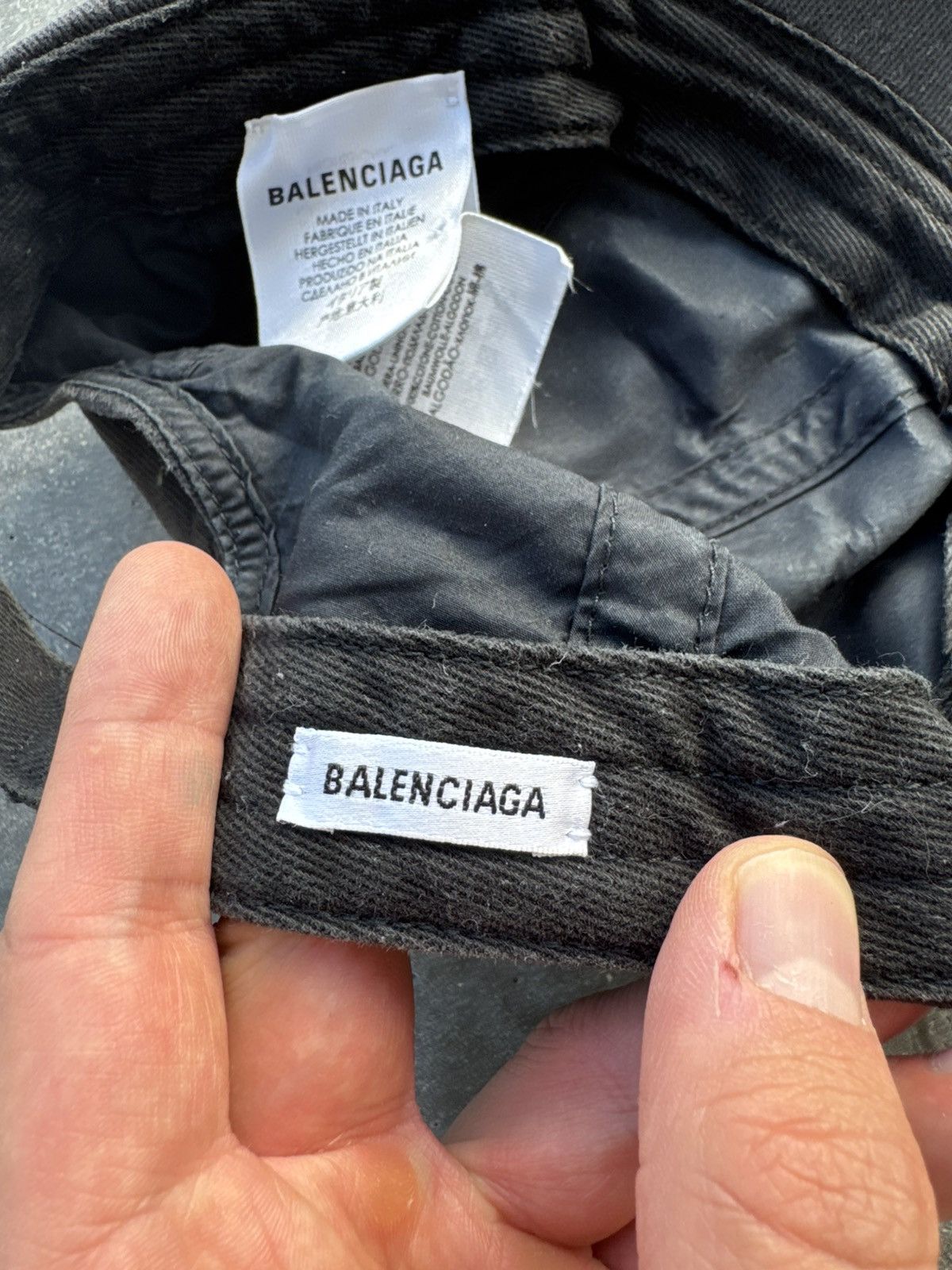 Balenciaga Balenciaga SS18 logo Hat distressed Archive Designer grail Size ONE SIZE - 5 Thumbnail