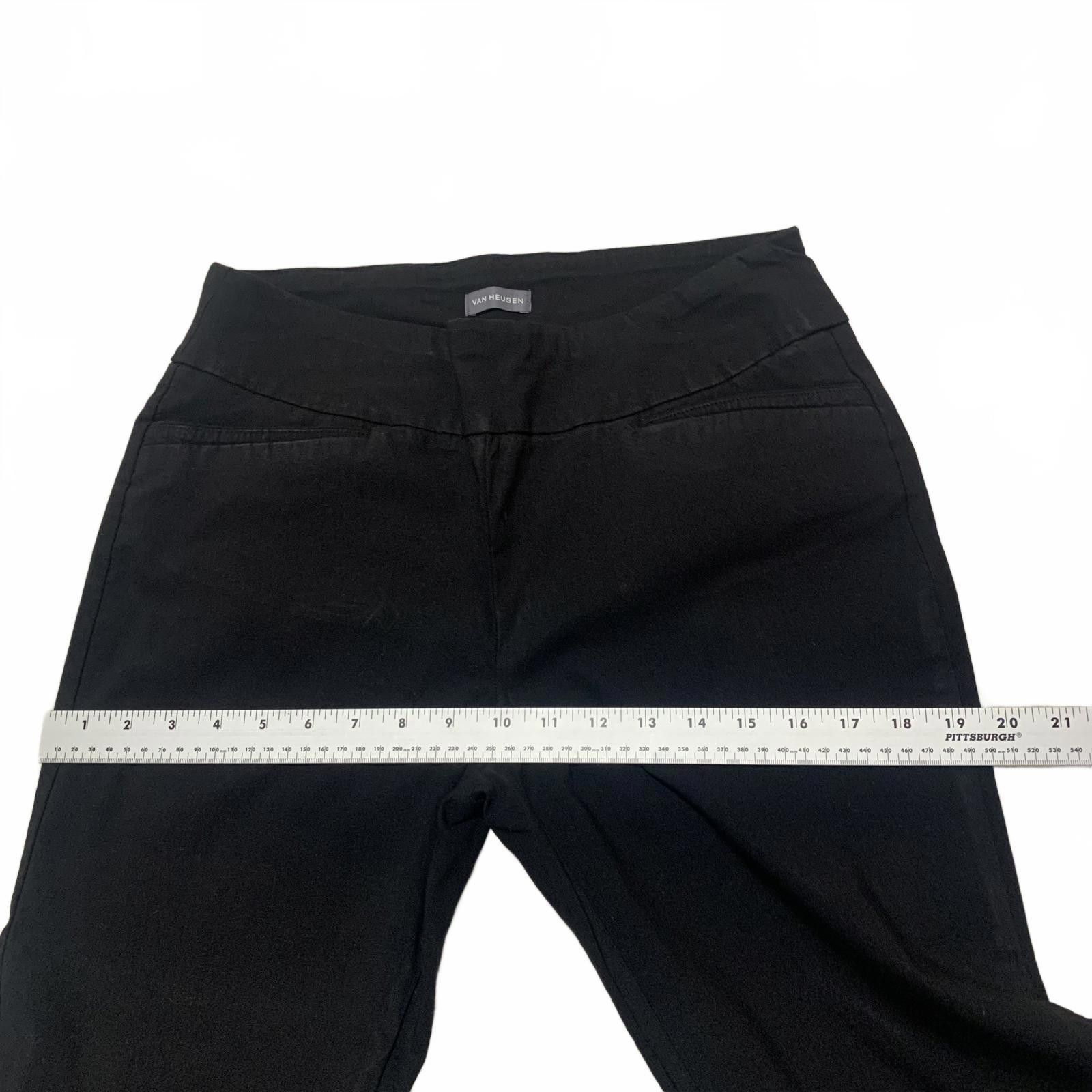 Van Heusen Van Heusen Women's Size 12 Black Stretch Trousers Pants Size 34" / US 12 / IT 48 - 4 Thumbnail