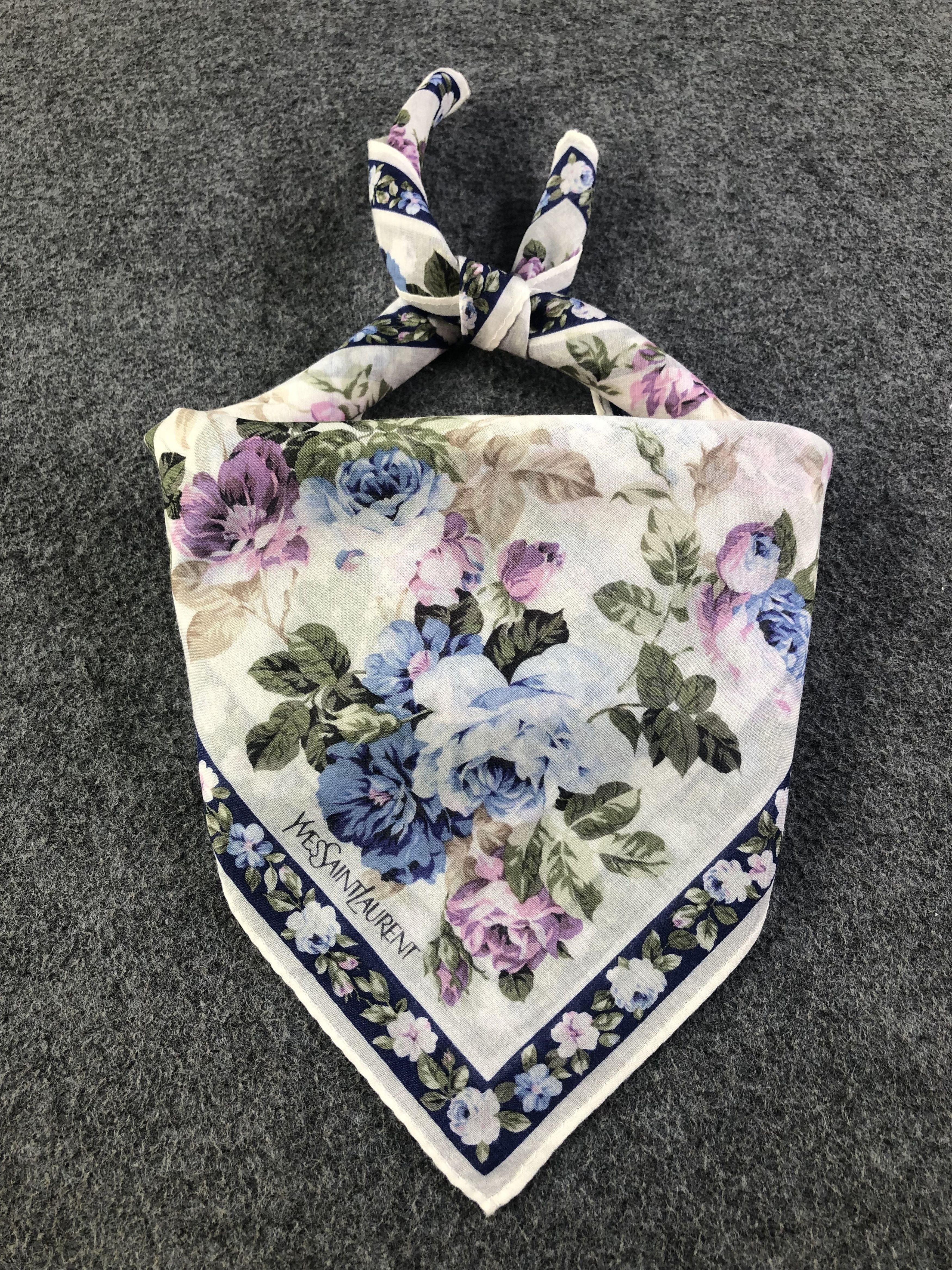 Yves Saint Laurent Yves Saint Laurent Handkerchief / Bandana / Neckerchief Size ONE SIZE - 1 Thumbnail