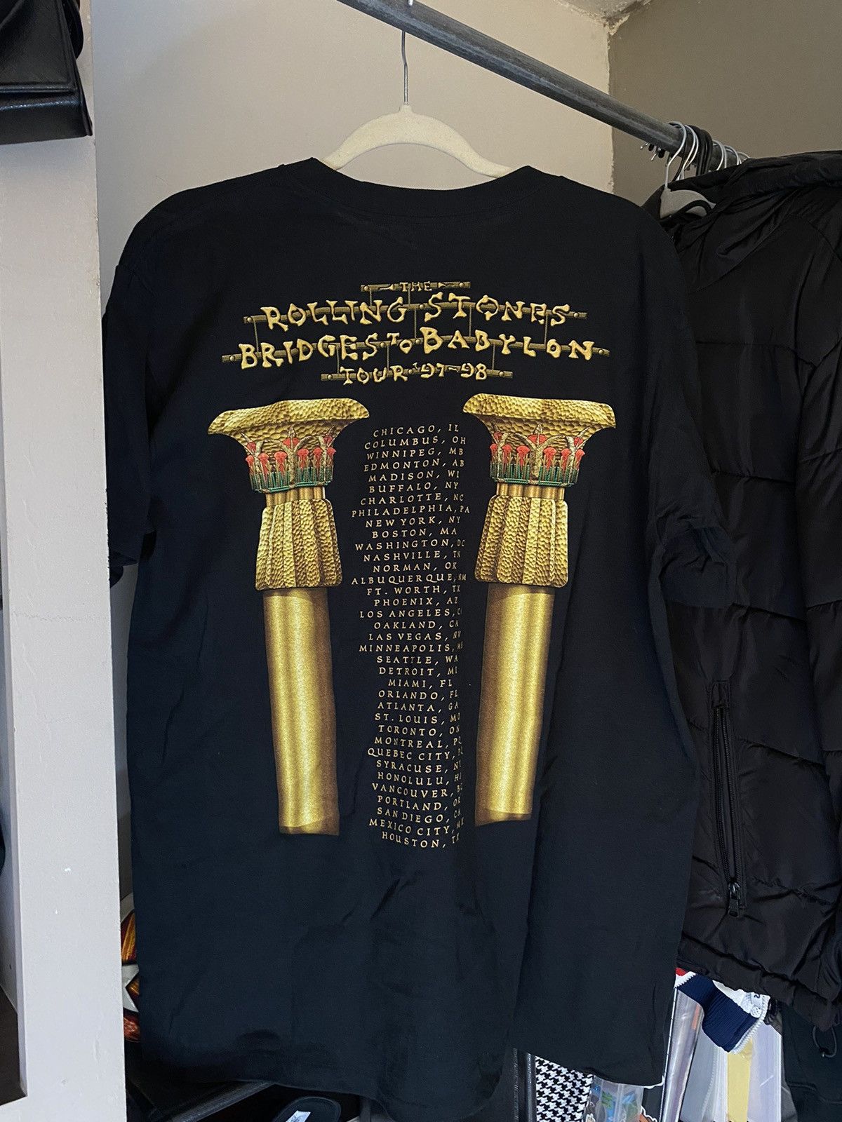 Vintage Rolling Stones Bridgest to babylon Vintage 1996 Size US L / EU 52-54 / 3 - 2 Thumbnail