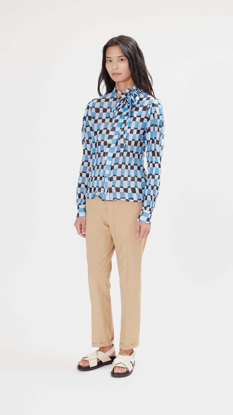 Marni o1y1125 Checked Shirt in Multicolor Size M / US 6-8 / IT 42-44 - 2 Thumbnail
