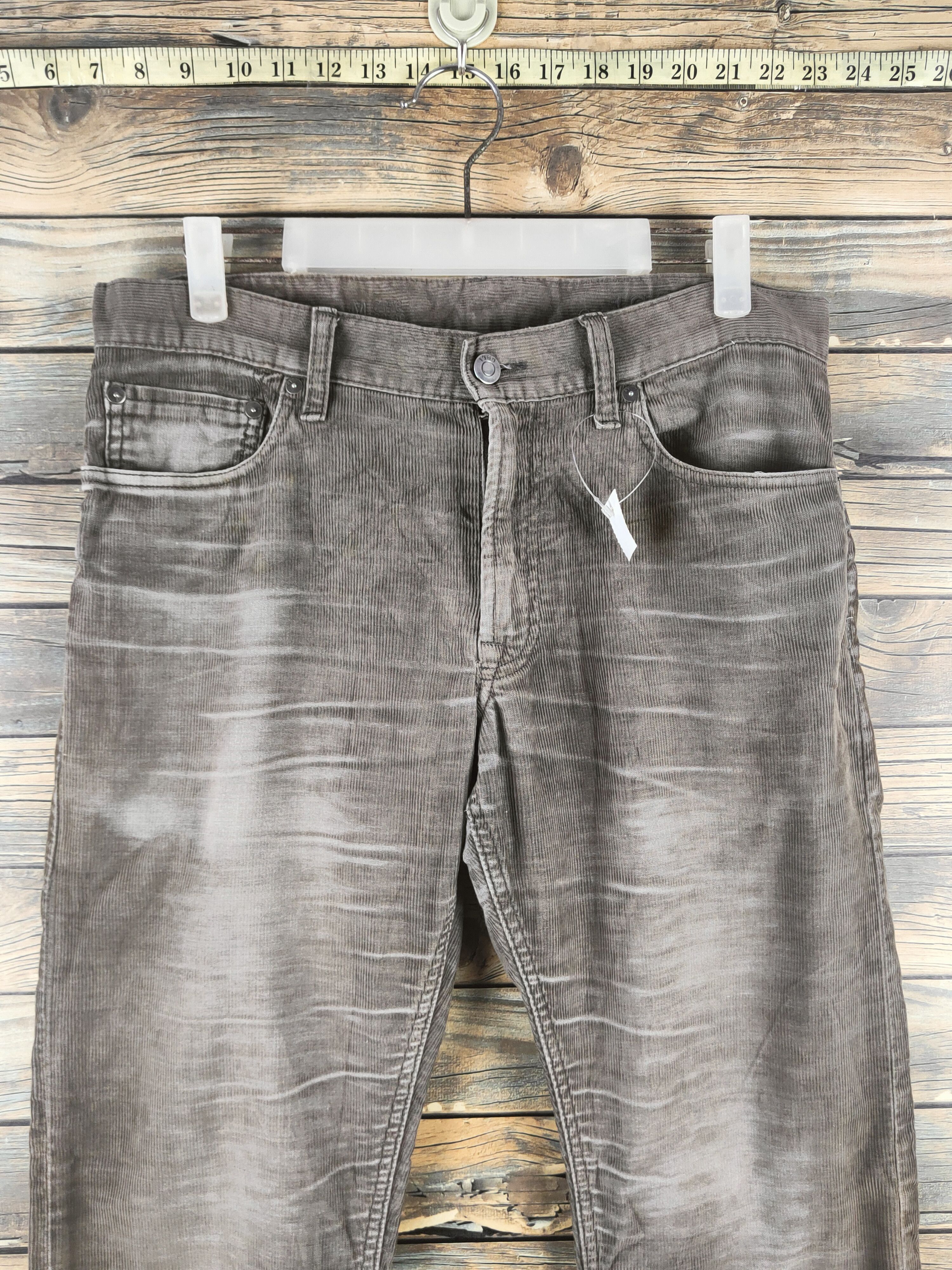 Gap DL Gap Brown Faded Multipocket Corduroy Pants #46-341 Size US 32 / EU 48 - 2 Thumbnail