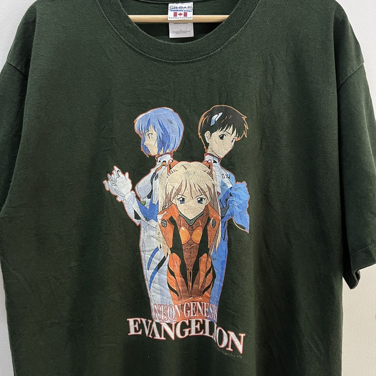 Anime × Vintage Vintage 00's The Three Children Neon Genesis Evangelion Size US L / EU 52-54 / 3 - 2 Thumbnail