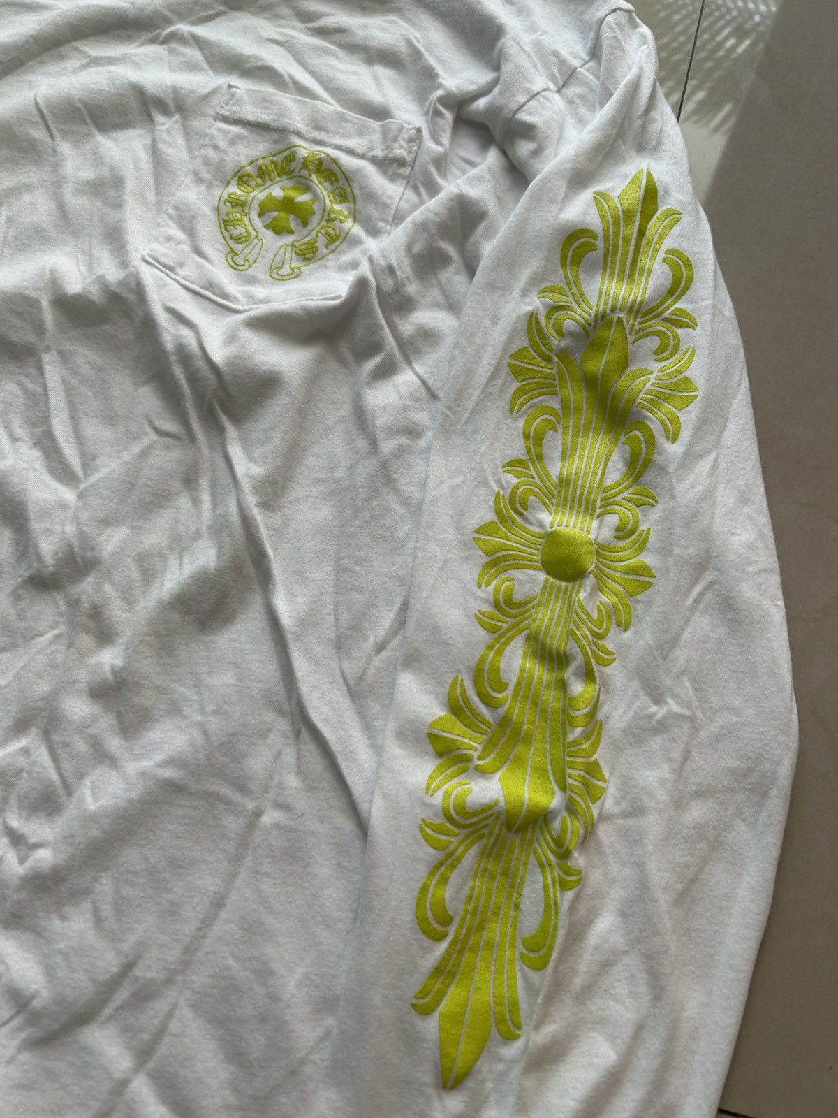 Chrome Hearts Chrome Hearts Hollywood Lime Long Sleeve Size US XL / EU 56 / 4 - 2 Thumbnail