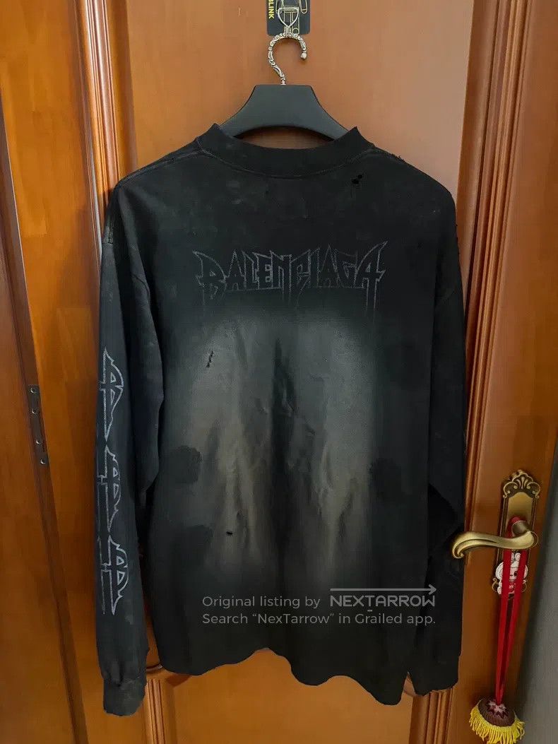 Balenciaga Balenciaga Eiffel Tower Print Long Sleeve Size US M / EU 48-50 / 2 - 2 Thumbnail