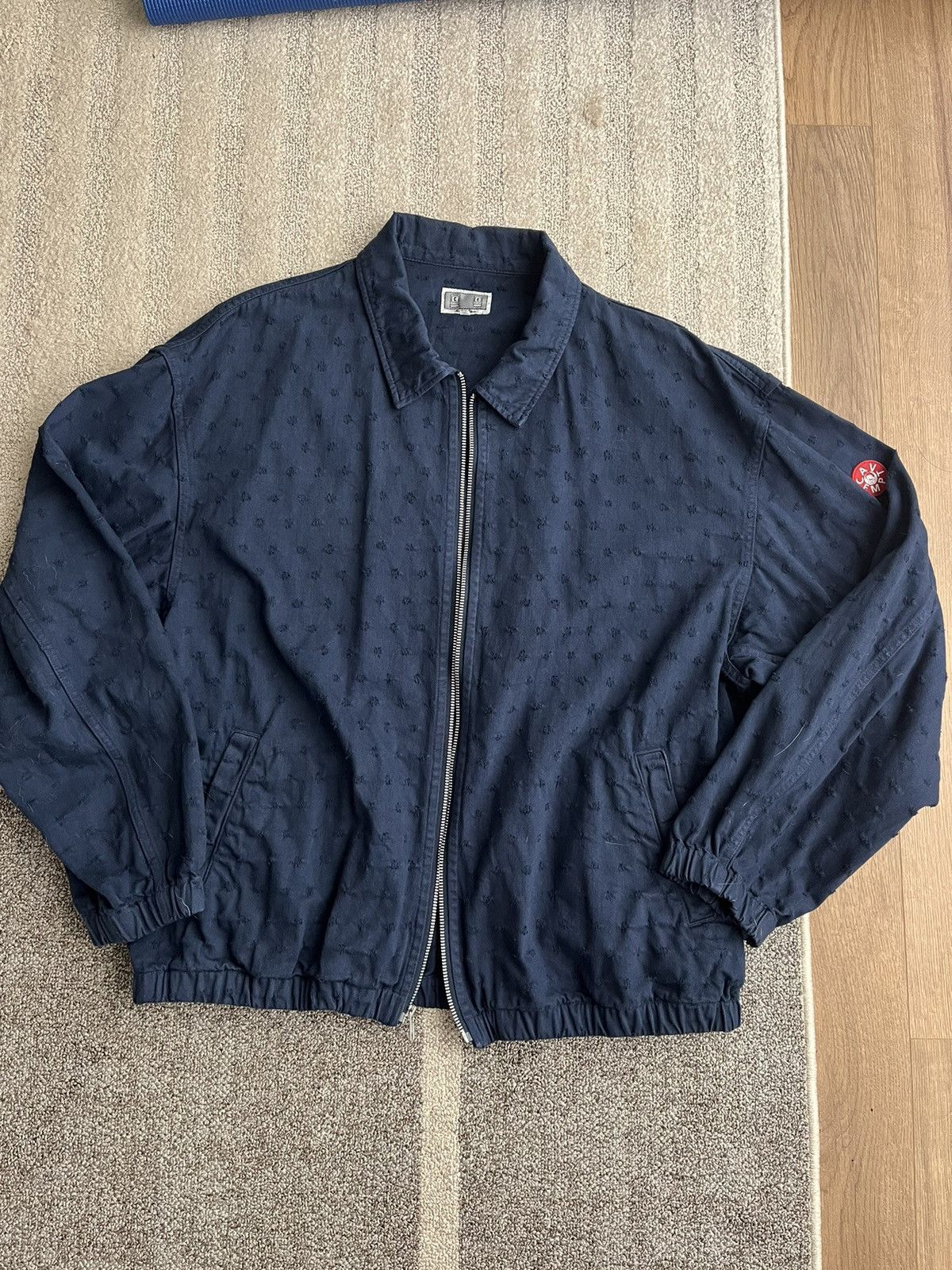 image of Cav Empt Overdye Man Dam Jacket in Navy, Men's (Size XL)