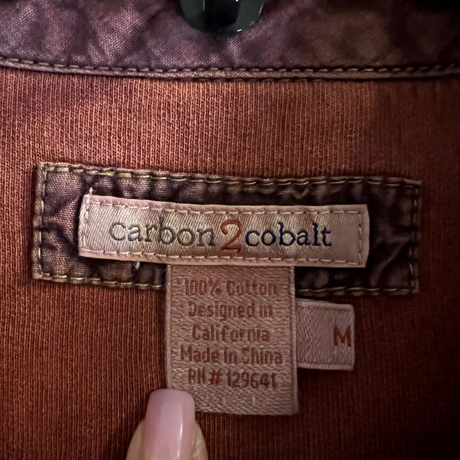 Carbon2Cobalt Carbon 2 cobalt button down casual long sleeve shirt Size US M / EU 48-50 / 2 - 3 Thumbnail