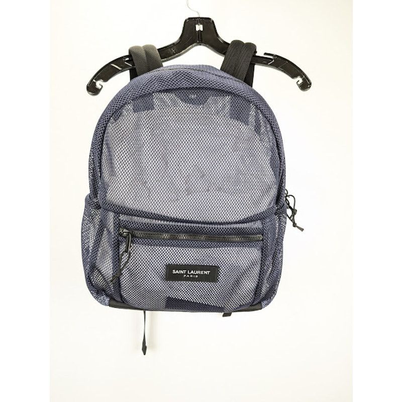 Saint Laurent Paris o1rshd1 Size: OS / SLP Backpack in Mesh & Nylon in Purple Size ONE SIZE - 2 Thumbnail