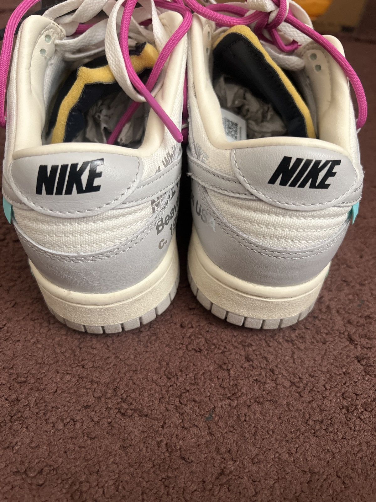 Nike × Off-White Off white dunks Size US 6.5 / EU 39-40 - 4 Thumbnail