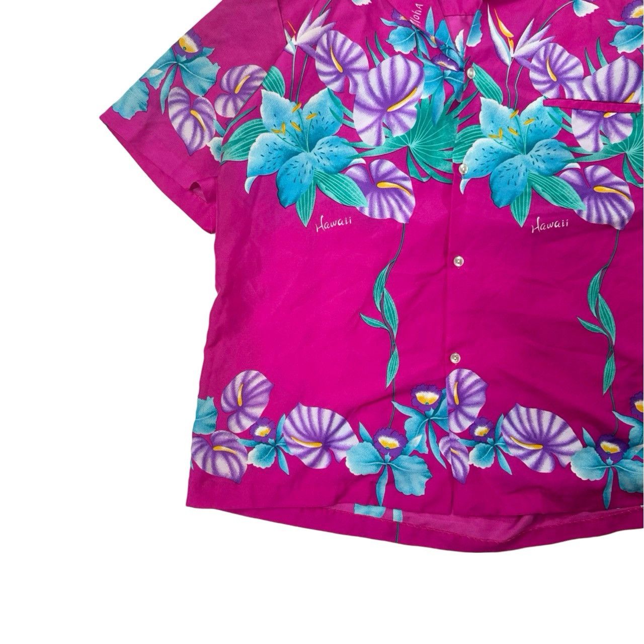 Vintage Vintage 90s Made in Hawaii Button Up Hawaiian Shirt Size US XL / EU 56 / 4 - 3 Thumbnail