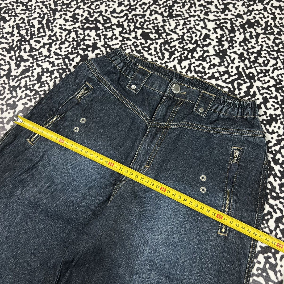 Japanese Brand Vintage Y2K Japanese Wide Baggy Jeans Skate Sk8 Jnco Style Size 25" / US 0 / IT 36 - 19 Thumbnail