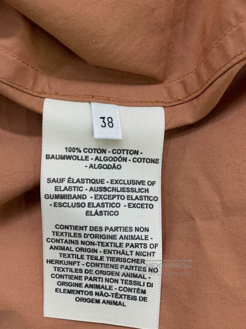 Hermes Hermes Drawstring pig nose button shirt Size XS / US 0-2 / IT 36-38 - 4 Thumbnail