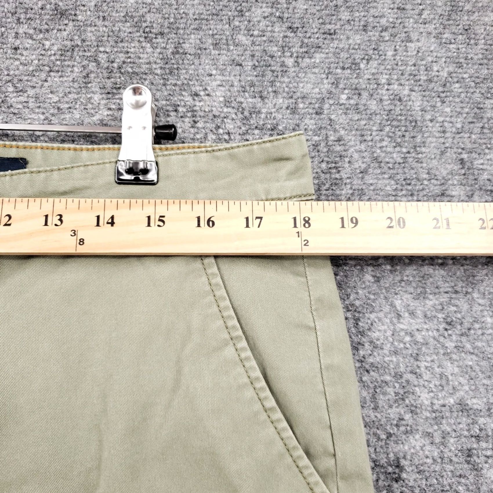 Lucky Brand Lucky Brand 110 Pants Mens 34x31 Green Skinny Chino Flat Front Stretch Trousers Size US 34 / EU 50 - 7 Thumbnail