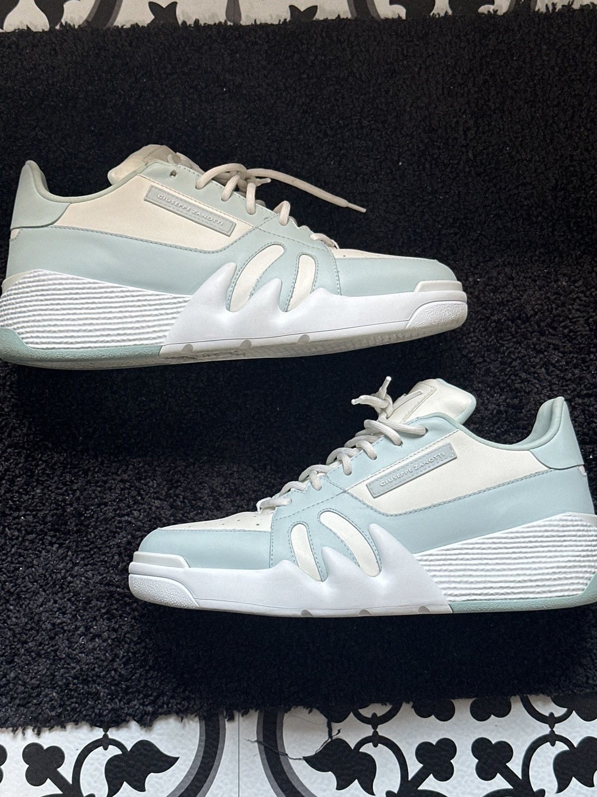 Designer × Giuseppe Zanotti GIUSEPPE ZANOTTI | Sky blue Men's Sneakers Size US 11 / EU 44 - 6 Thumbnail