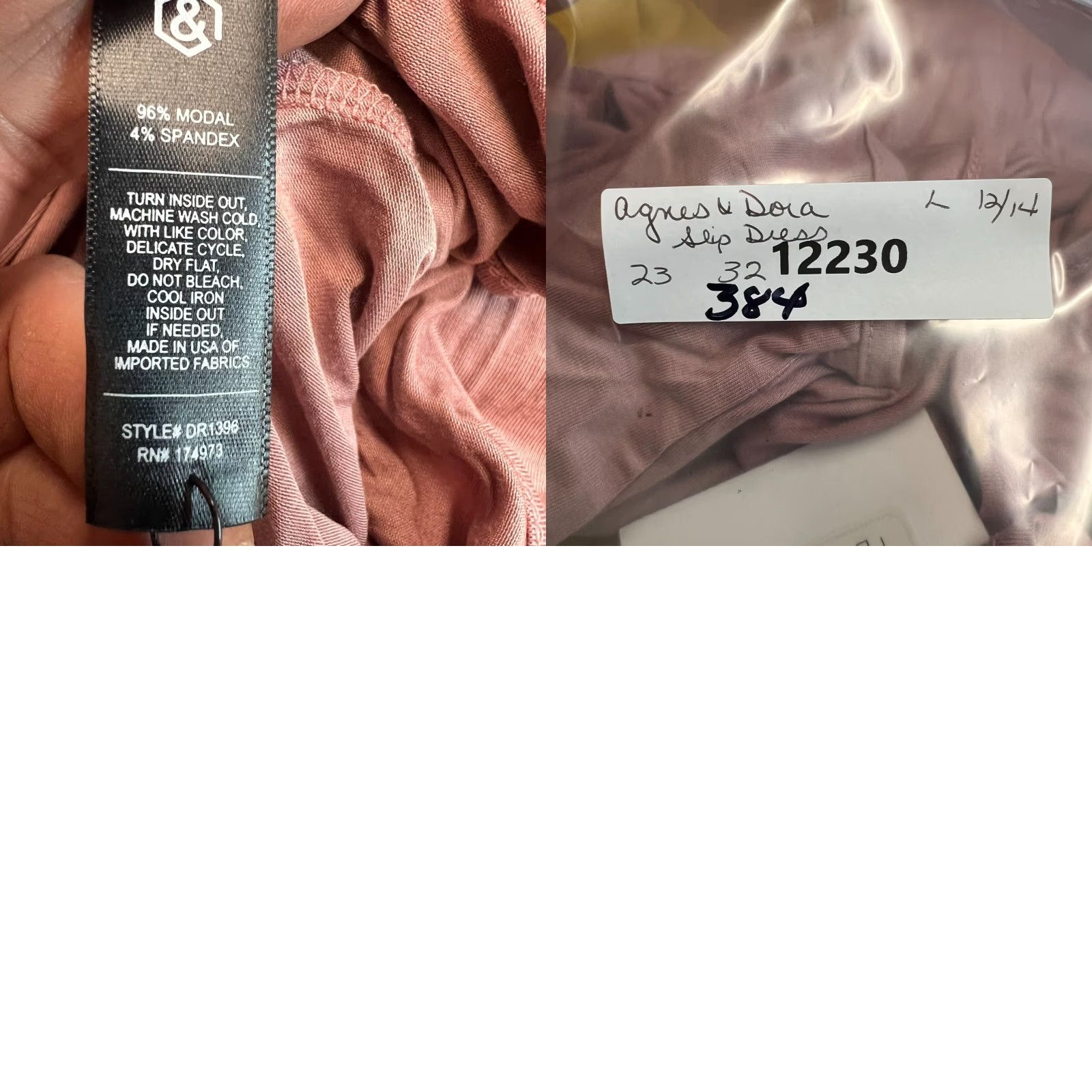 Vintage VINTAGE Agnes & Dora Slip Dress Womens Size L 12-14 Bohemian Pink Midi Sleeveless Size L / US 10 / IT 46 - 8 Thumbnail