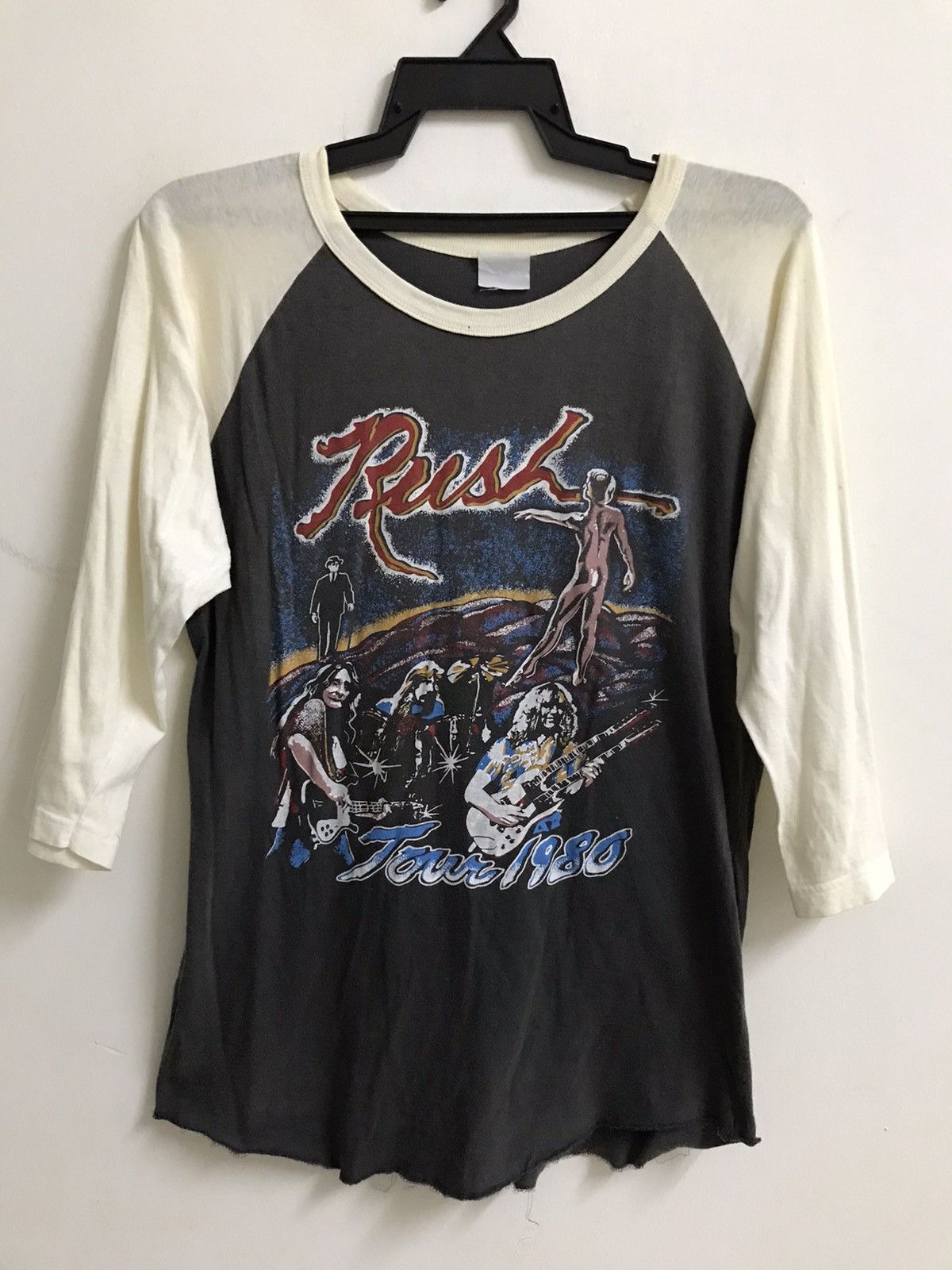Vintage rush Tour 1980 Raglan band T-Shirt
