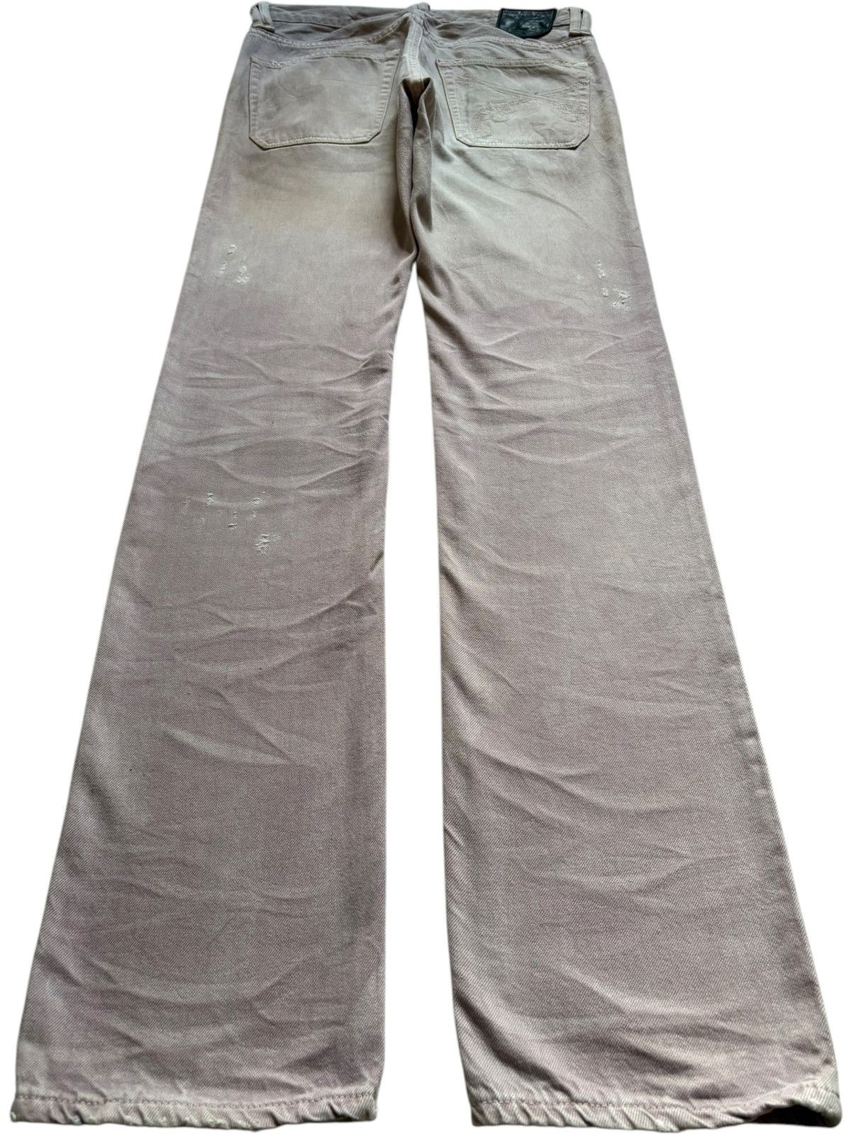 Designer × Japanese Brand × Roar Vintage Roar Beige Embroidery Jeans Size US 31 - 2 Thumbnail
