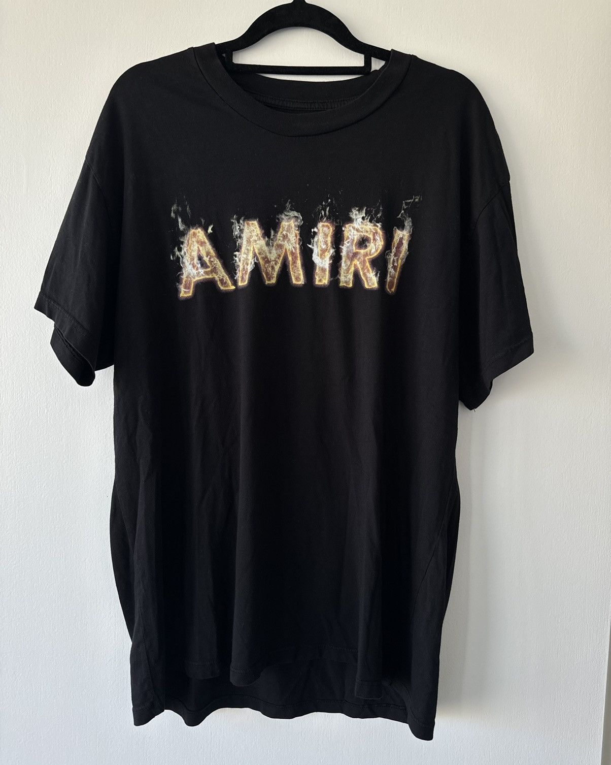 Amiri Amiri Flame Tee Black Size US S / EU 44-46 / 1 - 1 Thumbnail