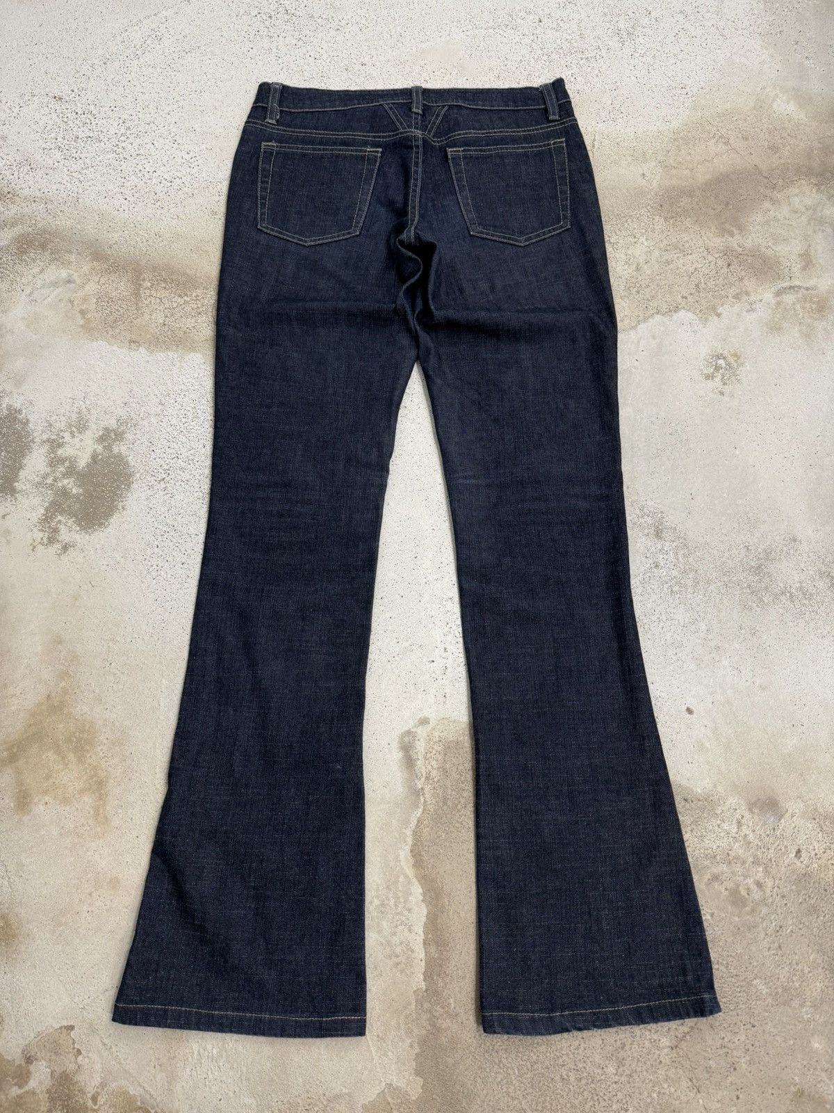 Marithe + Francois Girbaud Dark Flare Marithe Francois Girbaud Denim Pants Size US 28 / EU 44 - 2 Thumbnail