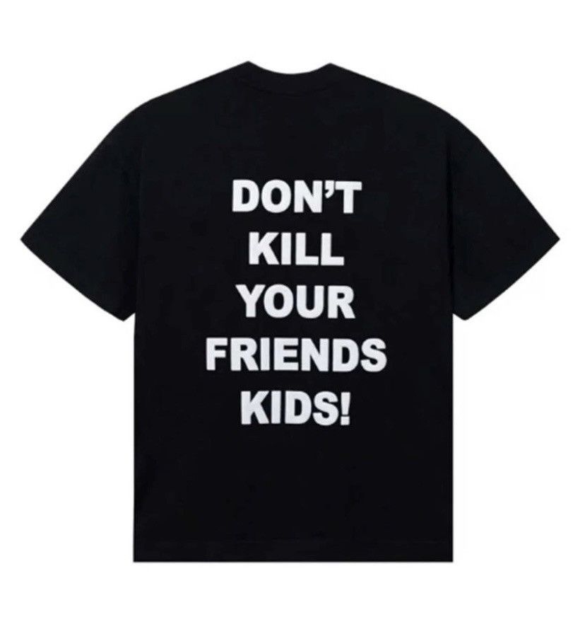 Revenge Don’t Kill Your Friends Kids tee in black XXL cropped fit Size US XXL / EU 58 / 5 - 2 Thumbnail