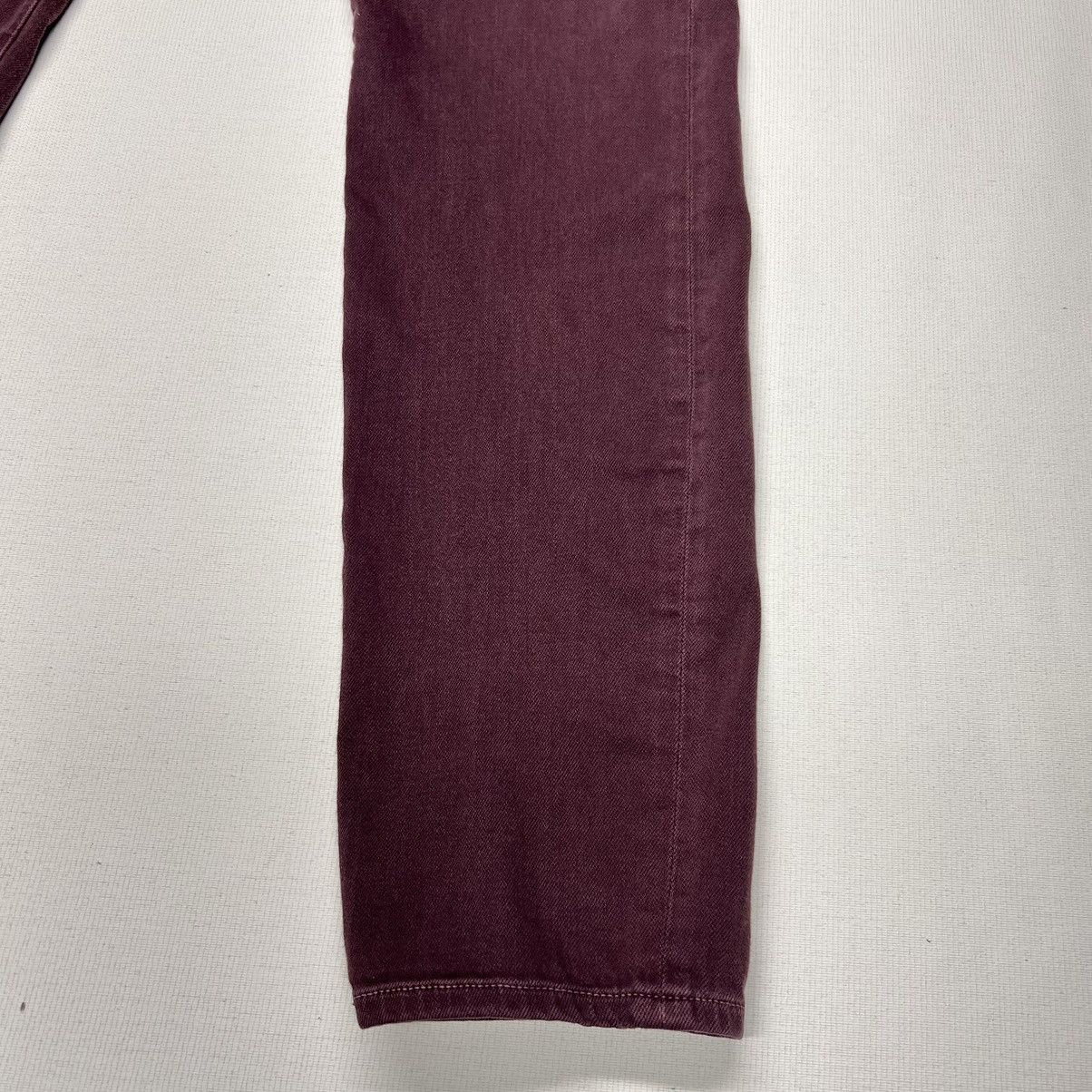 Vince Vince Jeans Burgundy Skinny Stretch Maroon Casual Denim Size 31" - 2 Thumbnail