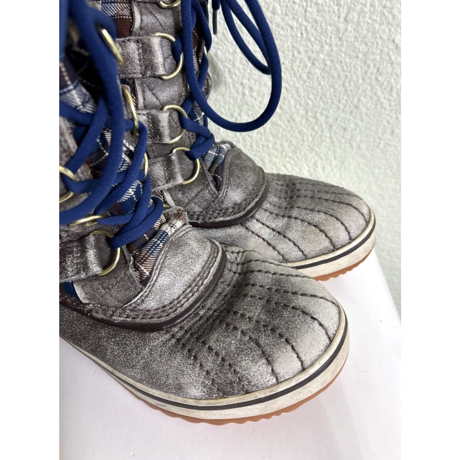 SOREL Sorel Tofino Boot Women Brown Gray Blue Waterproof Insulated Winter Sz 7 Size US 7 / IT 37 - 2 Thumbnail