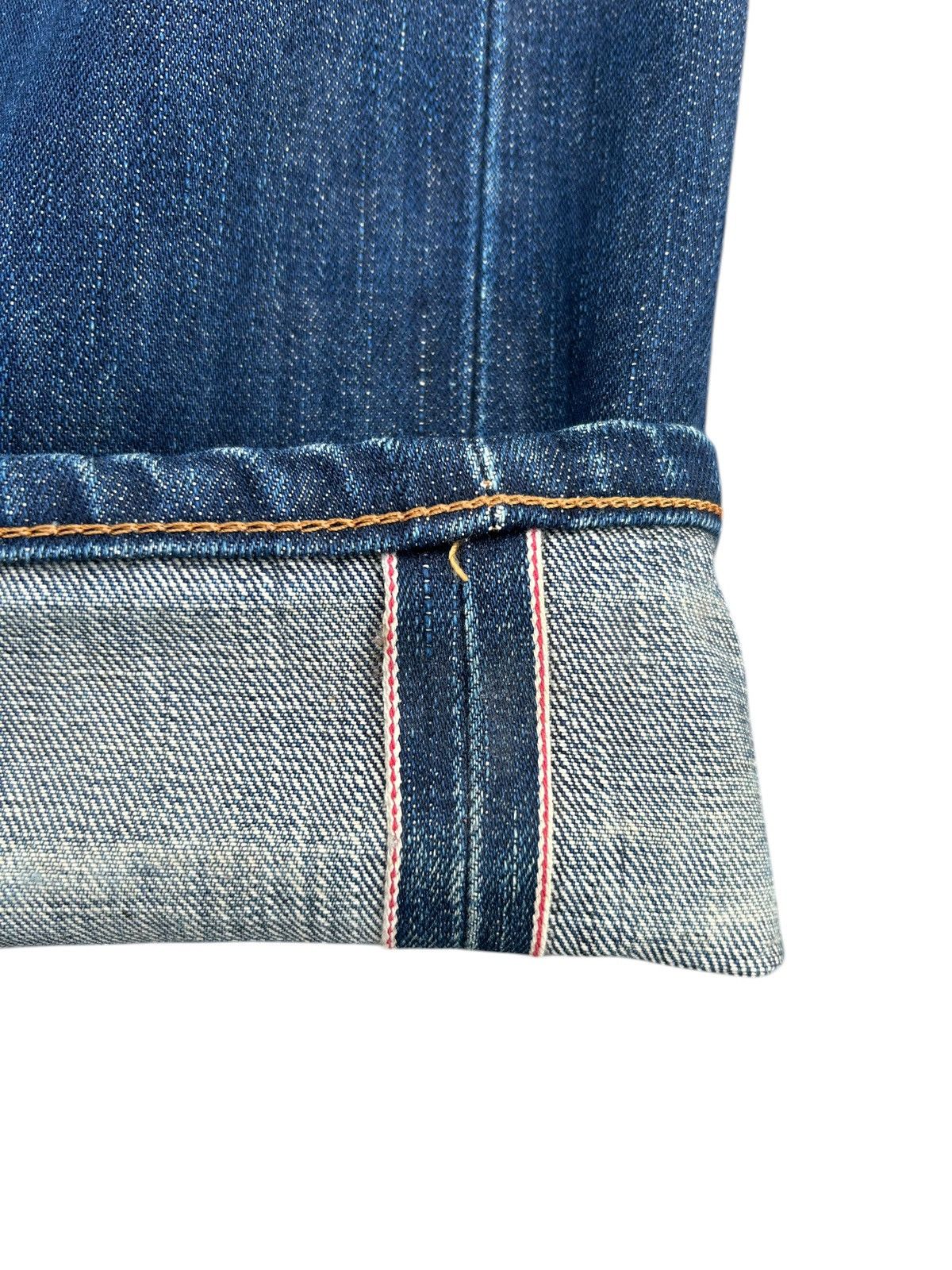 Kapital Vintage Edwin 505X Selvedge Distressed Denim Jeans Size US 32 / EU 48 - 3 Thumbnail