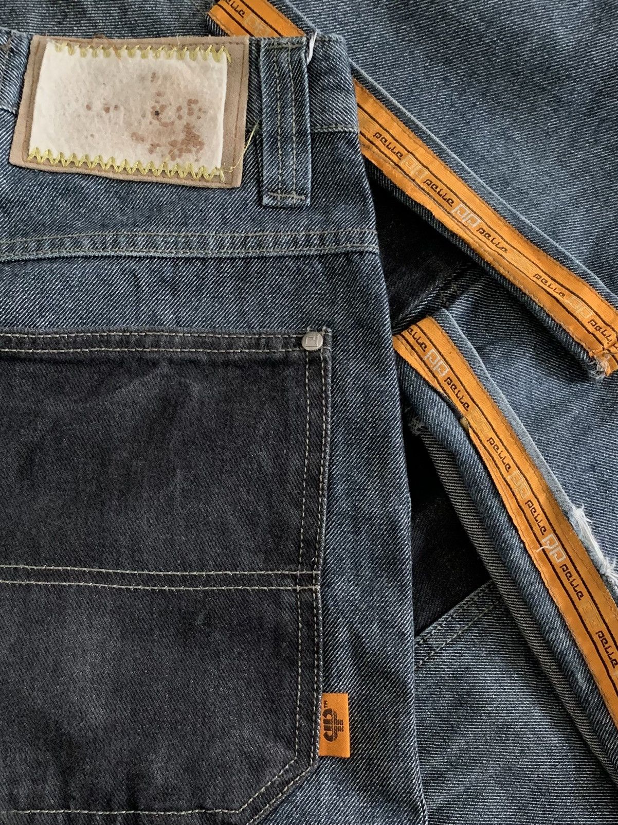Pelle Pelle Last📦Vintage Pelle Pelle Y2k Double Knee Carpenter Denim Size US 30 / EU 46 - 8 Thumbnail
