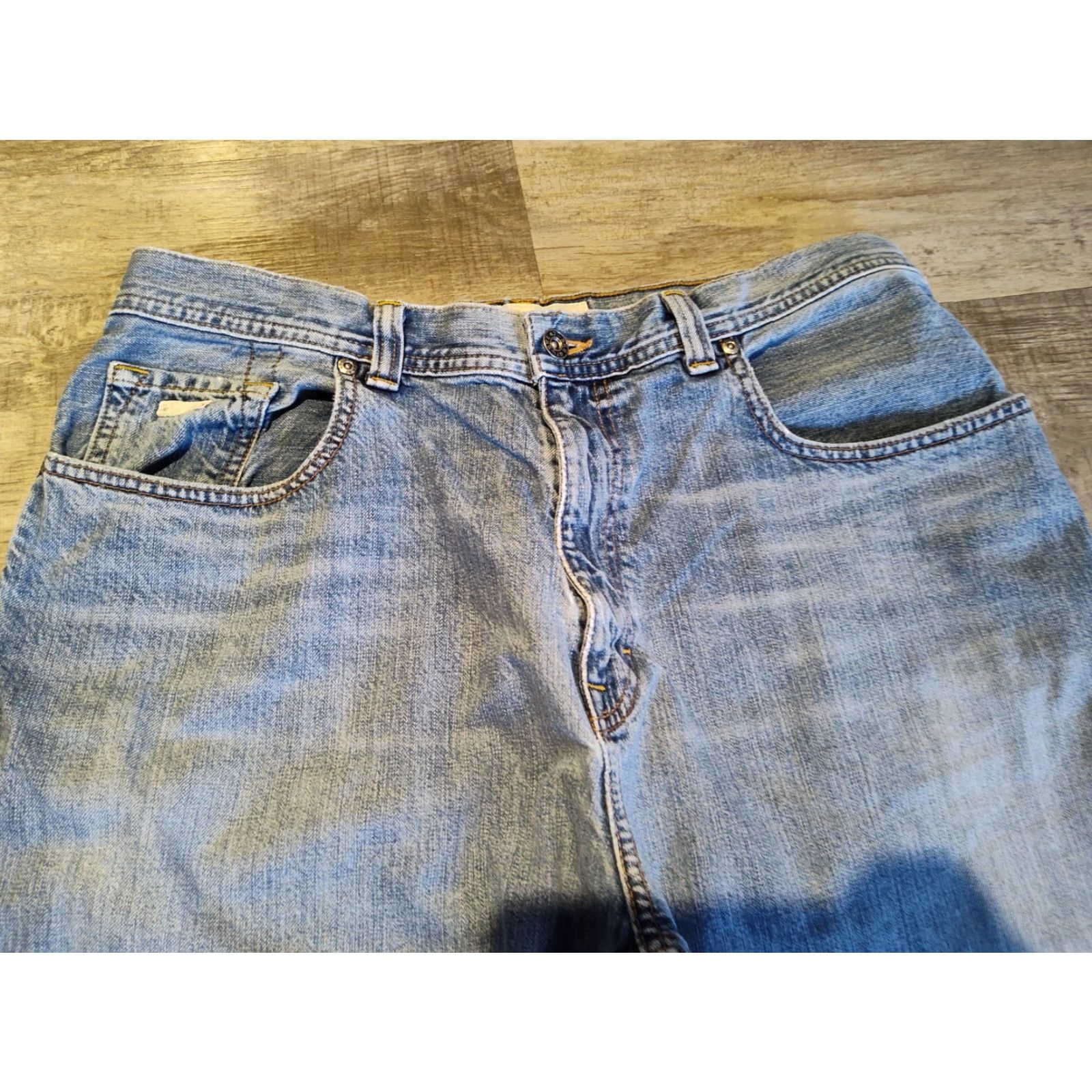 BKE VINTAGE BKE San Antonio Jeans Men Jeans 36x32 USA Made Light Blue 90s Straight Regular Mens Size US 36 / EU 52 - 4 Thumbnail