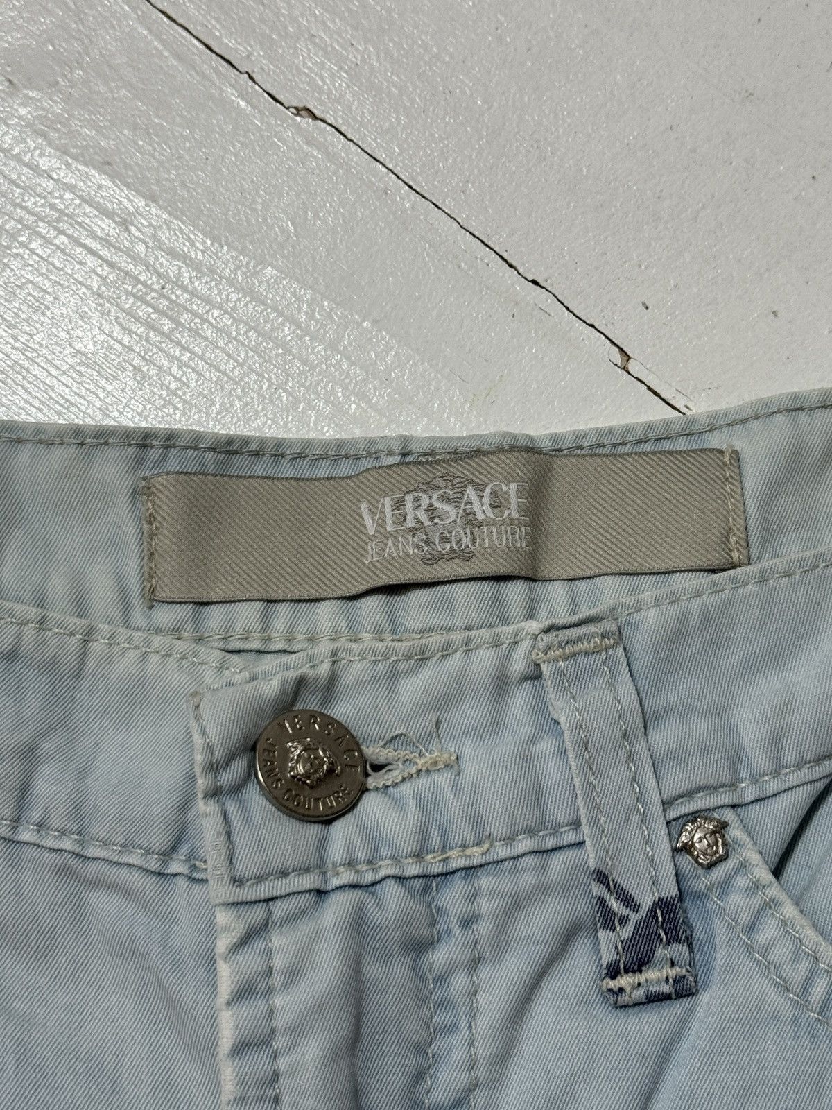 Versace VINTAGE VERSACE 2000s PRINTED FLOWERS PANTS Size 30" / US 8 / IT 44 - 11 Thumbnail