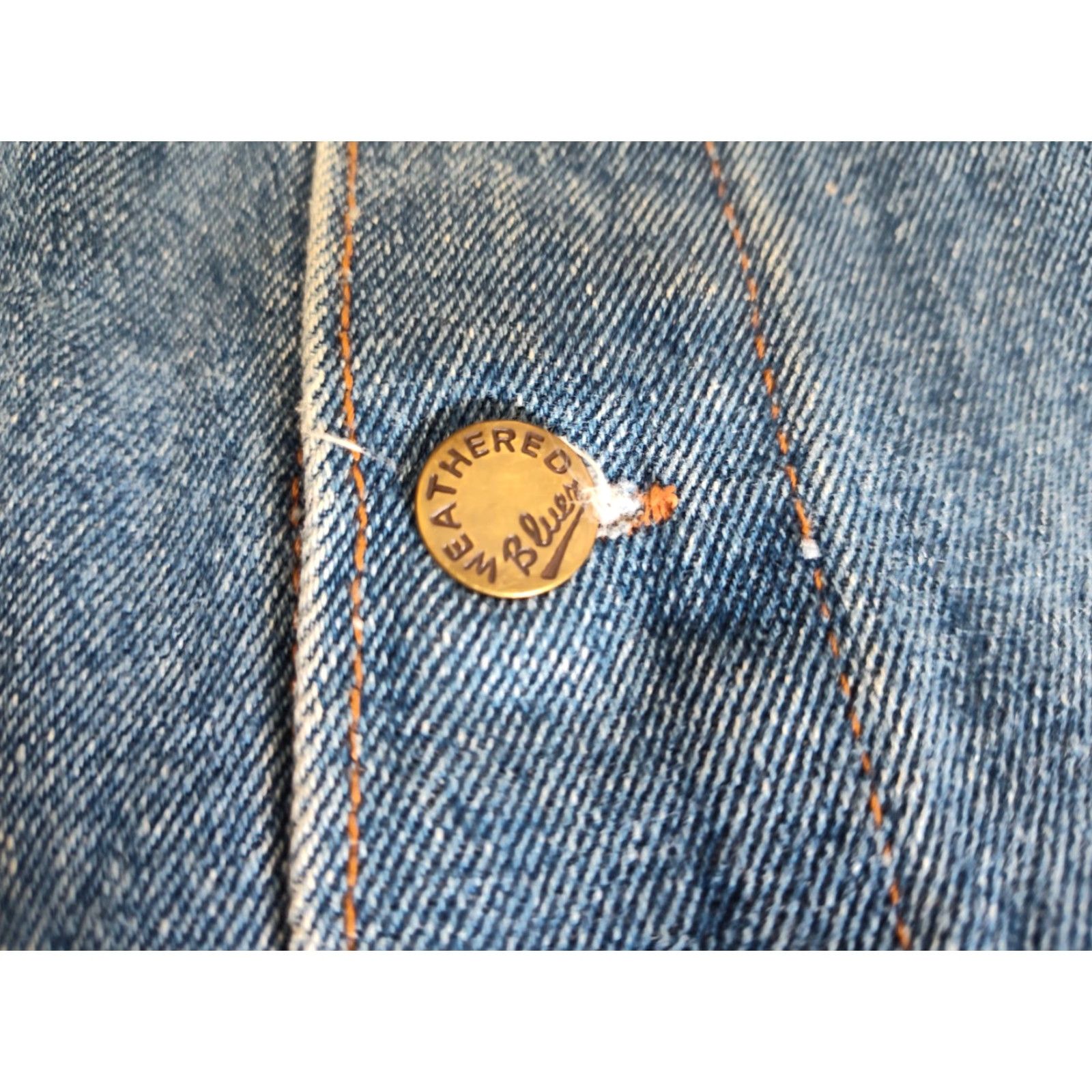 Vintage VINTAGE Weathered Blues by Polo Ralph Lauren Women's Oversized Denim Jacket M Blue 90s Classic Designer Casual Size 32" / US 10 / IT 46 - 6 Thumbnail