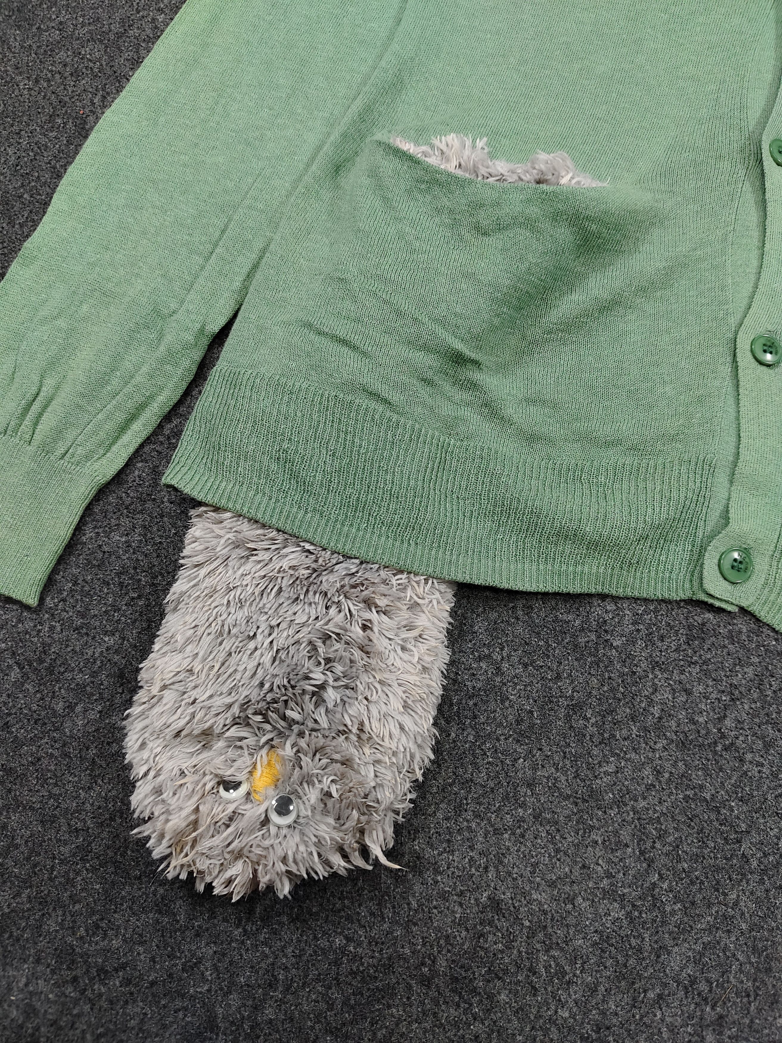 Ne-Net 🇯🇵 Ne-Net 🇯🇵 by Issey Co Doll pocket Knitted Cardigan Size M / US 6-8 / IT 42-44 - 9 Thumbnail