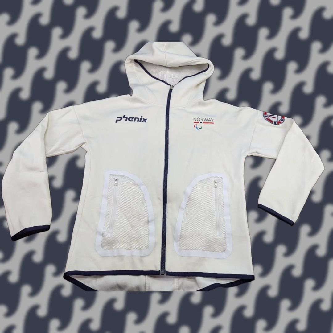 Vintage Phenix Norway Womens Olympic Team 2016 Jacket Hoodie White US 10 Ski Jacket Womens Menus Adjustable Hooded Regular? Size L / US 10 / IT 46 - 1 Thumbnail