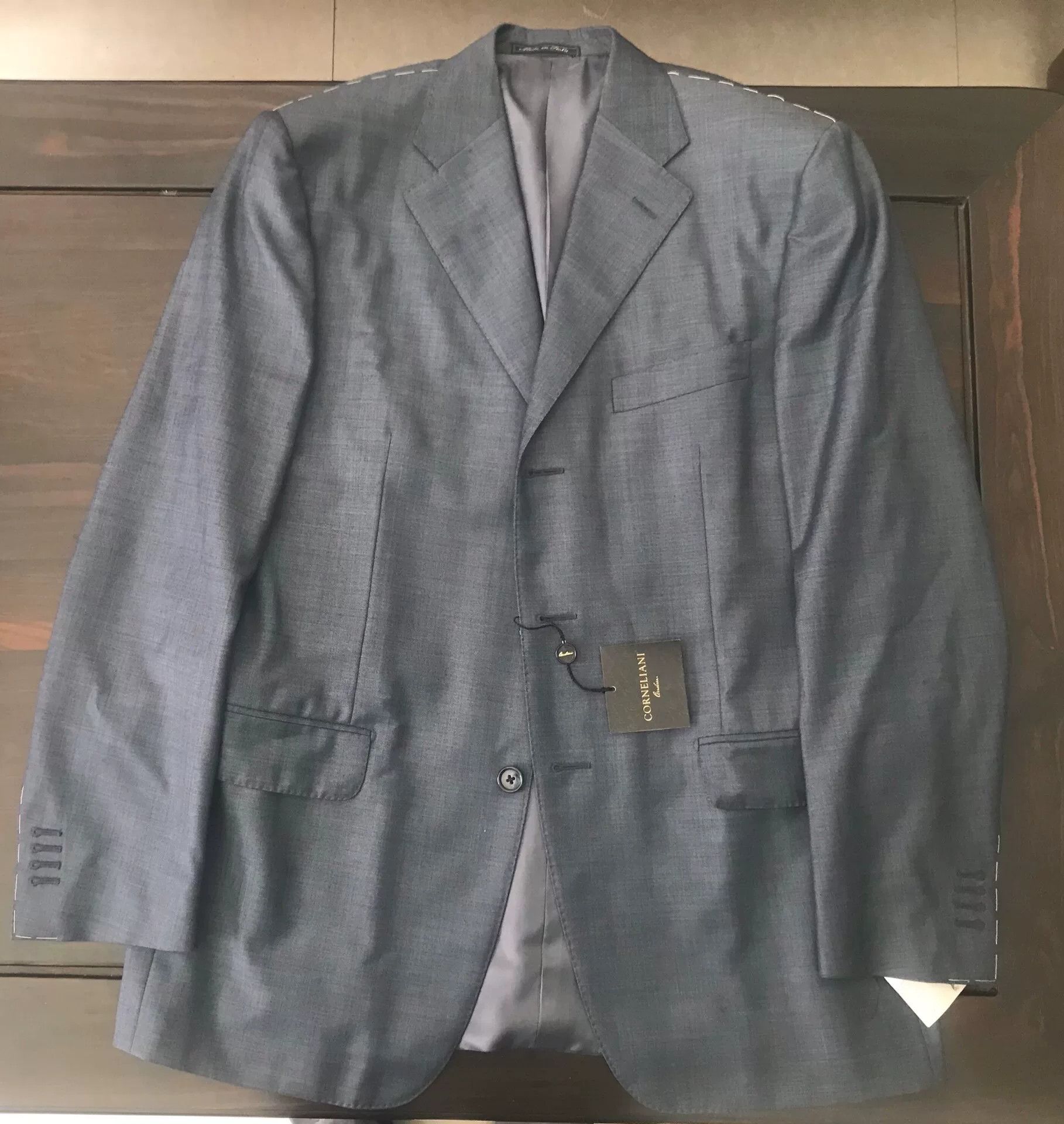 Corneliani Corneliani Wool Suit Jacket Size 50 Size US M / EU 48-50 / 2 - 1 Thumbnail