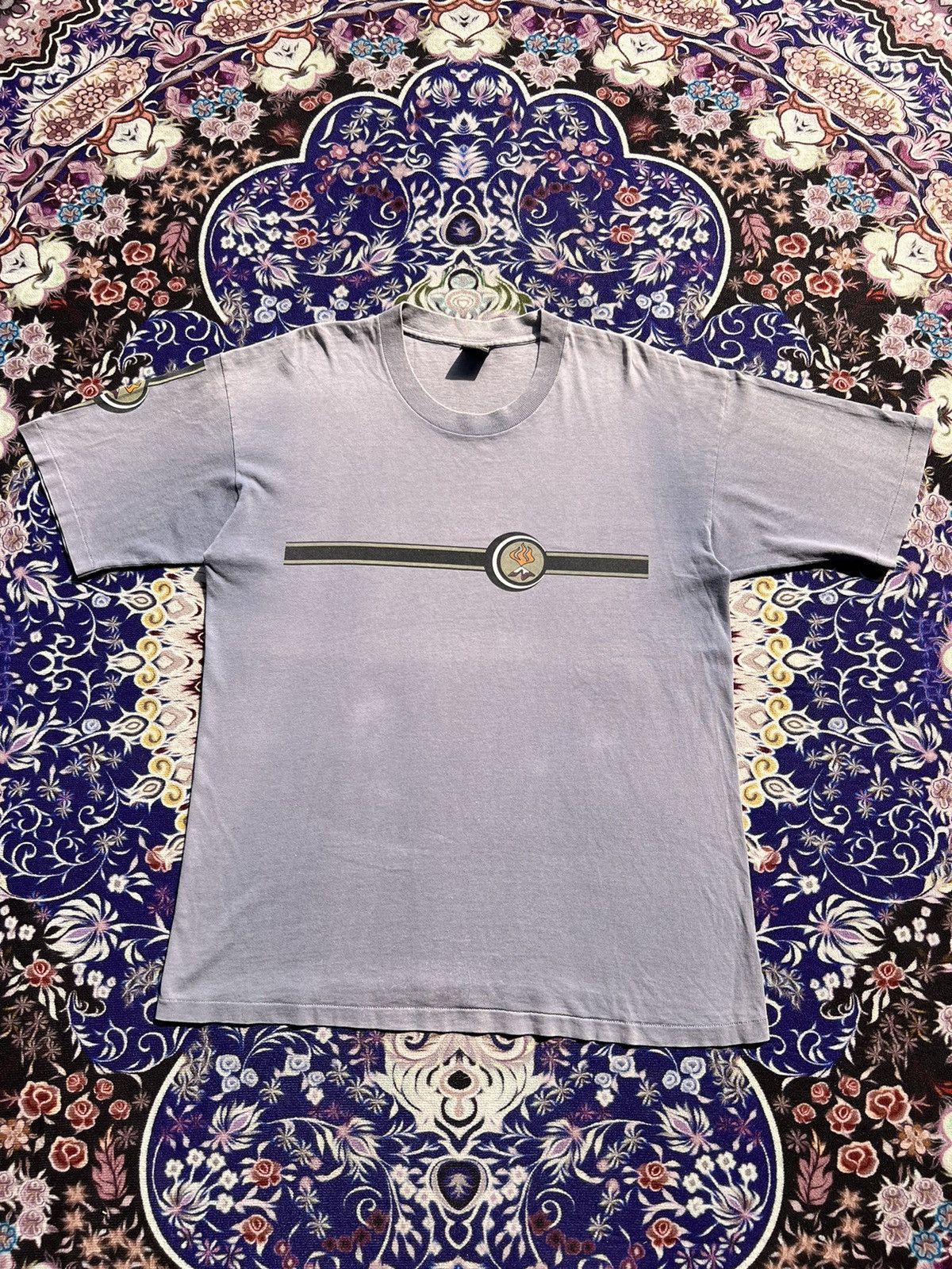 Quicksilver Vintage 90's Quicksilver Sun Faded Tshirt Size US L / EU 52-54 / 3 - 1 Thumbnail