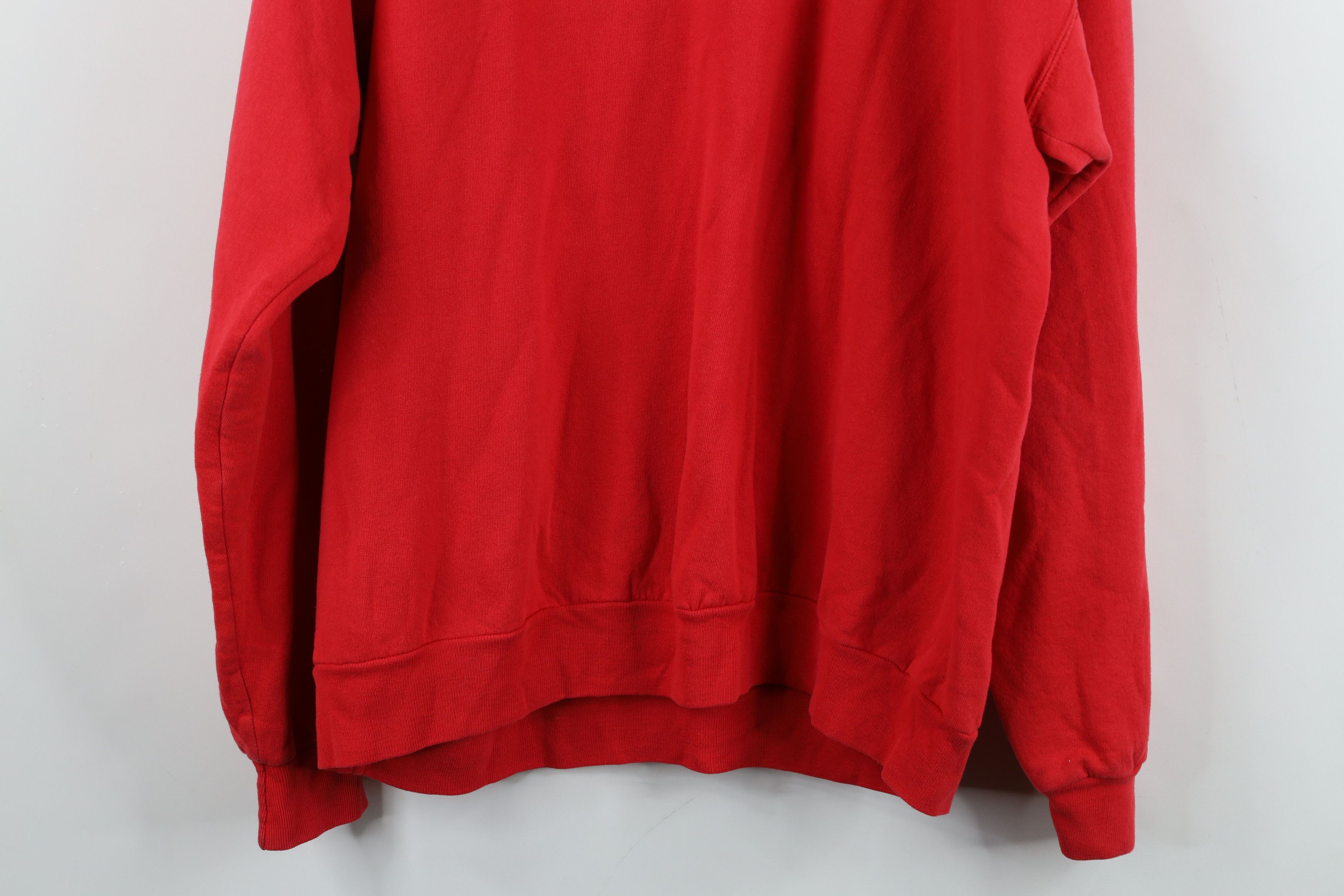 Vintage Vintage 90s Spell Out Ohio State University Sweatshirt Red Size US L / EU 52-54 / 3 - 14 Thumbnail