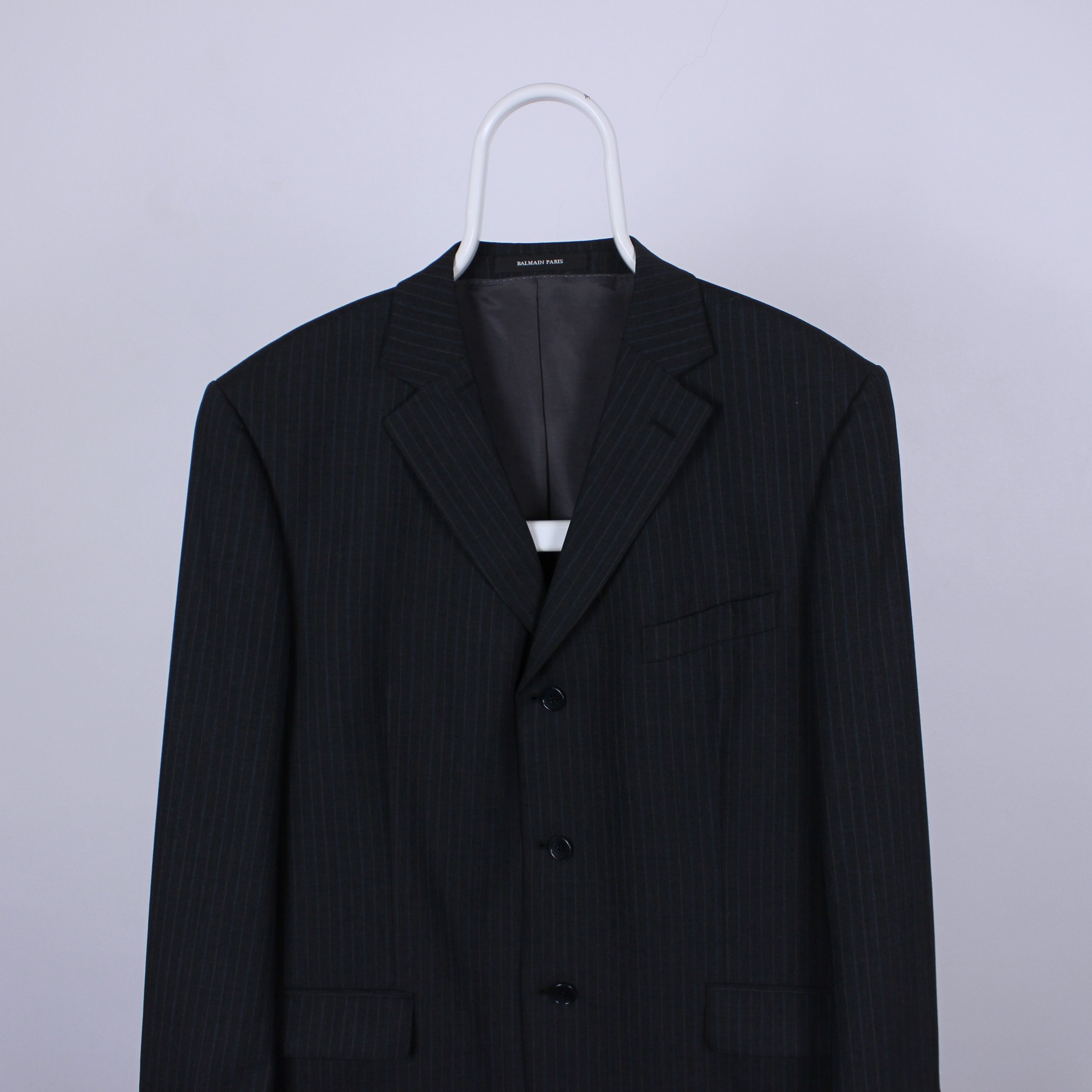 Balmain Balmain suits wool blazer pants rare XL Size 46R - 19 Thumbnail