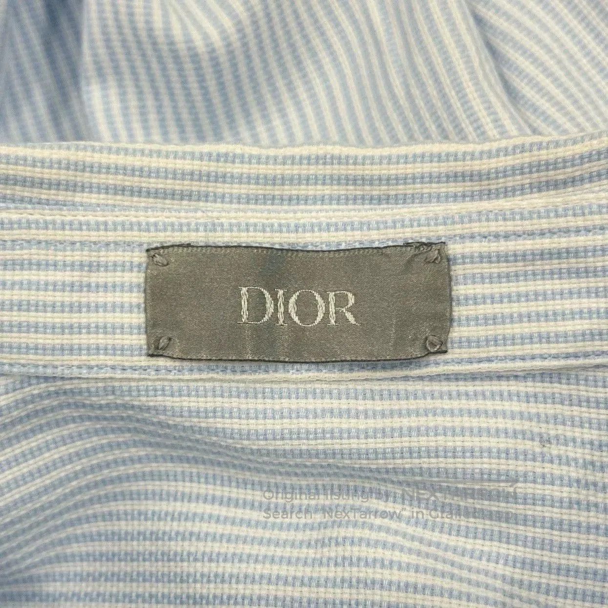 Dior Dior x Denim Tears Embroidered Striped Shirt. Size US M / EU 48-50 / 2 - 5 Thumbnail