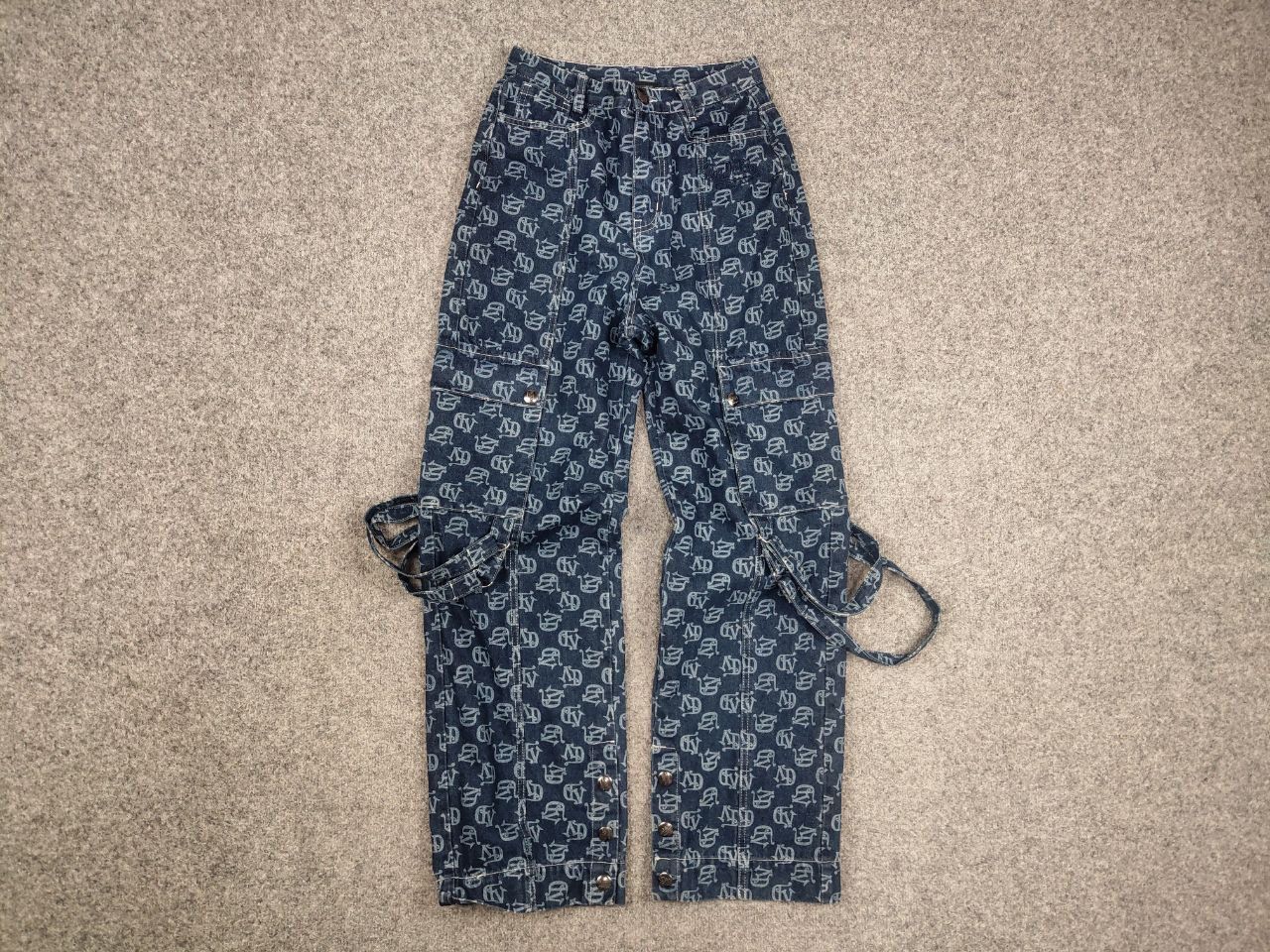 Von Dutch Vintage Von Dutch Y2K Print Cargo Baggy Bomdage Jeans Size US 30 / EU 46 - 7 Thumbnail