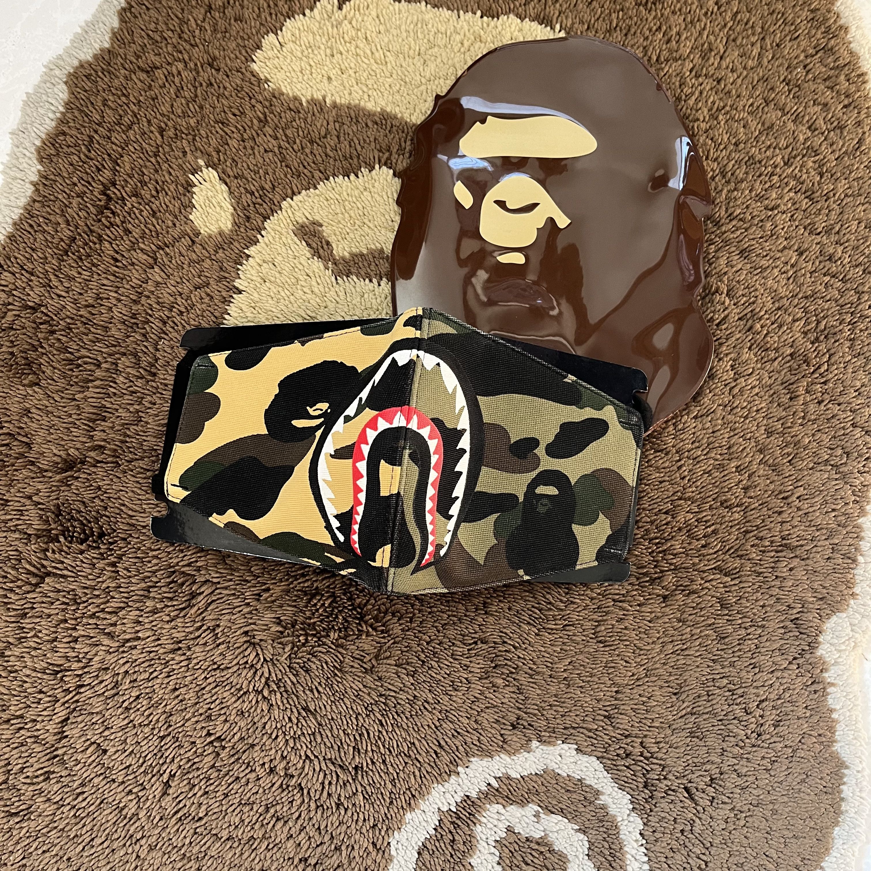 Bape 1ST CAMO HALF SHARK FACE MASK Size ONE SIZE - 1 Thumbnail