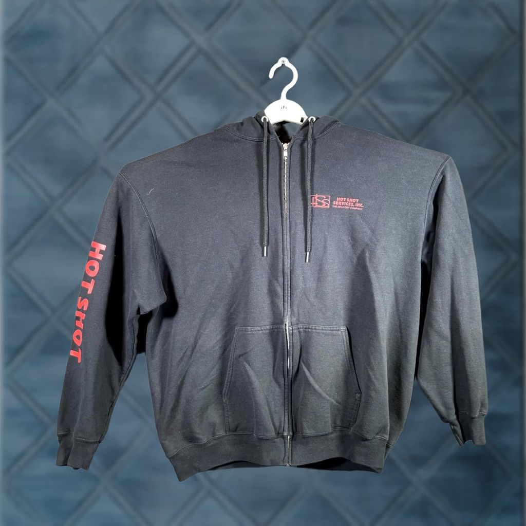 Port & Company Port & Company Hoodie Men’s XL Blue Cotton Core Fleece-Lined Zip-Up Hooded Full Zip Sweatshirt Size US XL / EU 56 / 4 - 1 Thumbnail