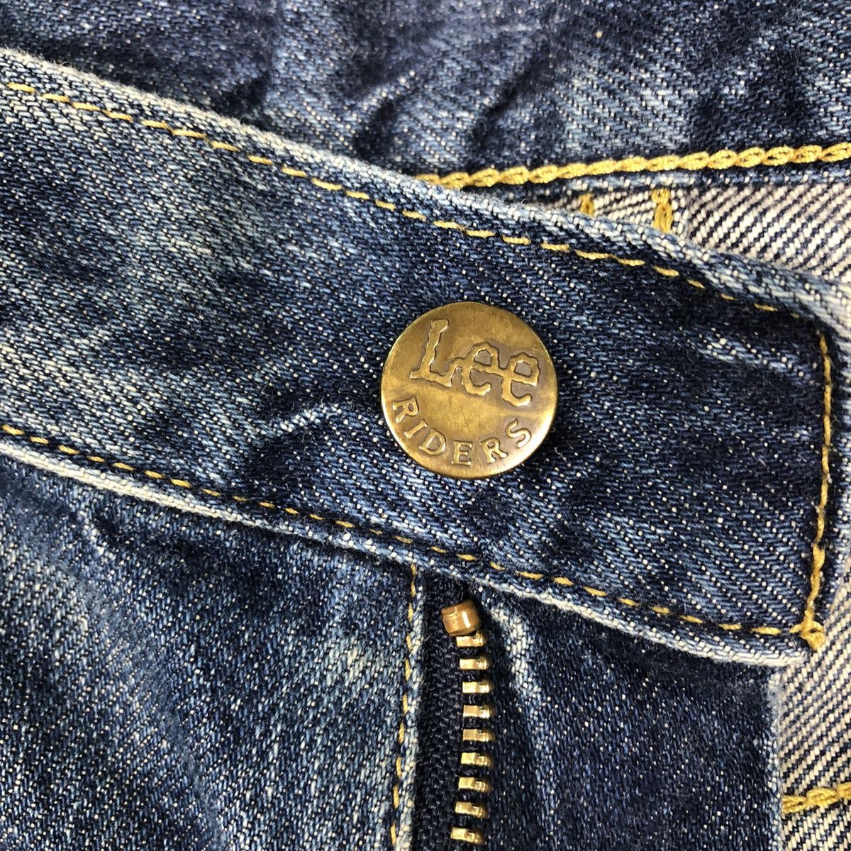 Japanese Brand 🔥Vintage Union Made Lee Raiders Denim Jeans Red Line Size US 34 / EU 50 - 15 Thumbnail