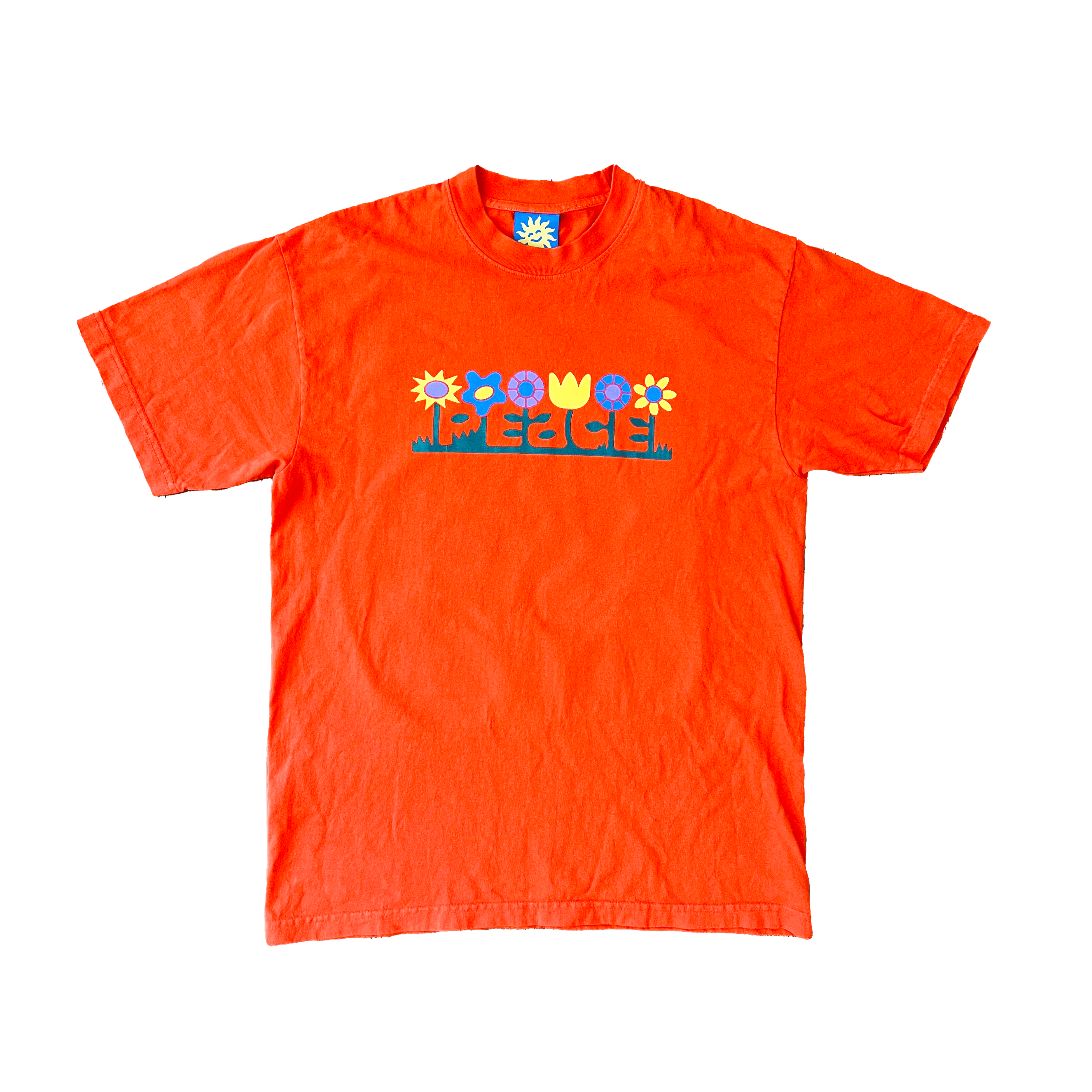 Extra Vitamins Extra Vitamins Peace Tee in Orange Size M Size US M / EU 48-50 / 2 - 1 Thumbnail