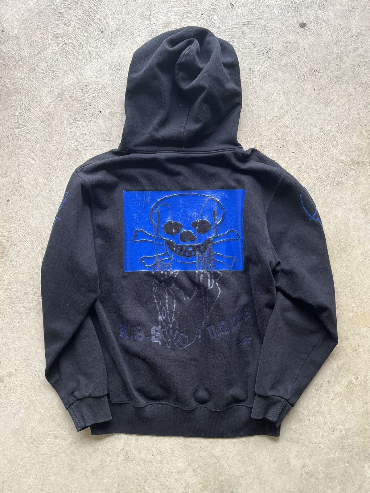 Drain Gang × Sad Boys Bladee Eversince Hoodie Black | M Size US M / EU 48-50 / 2 - 4 Thumbnail