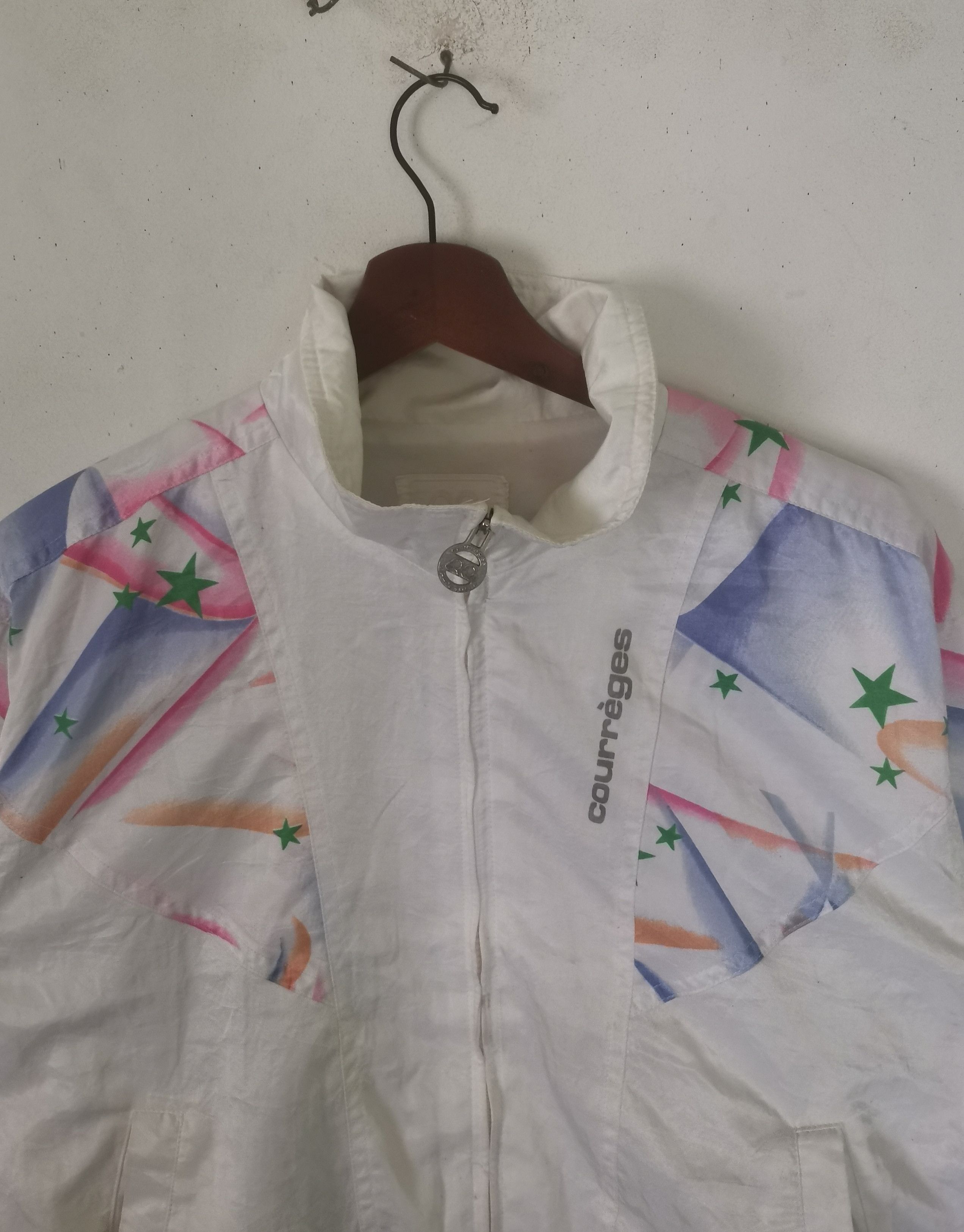 Courreges Rare Courreges sweater/jacket white colour Size M / US 6-8 / IT 42-44 - 2 Thumbnail