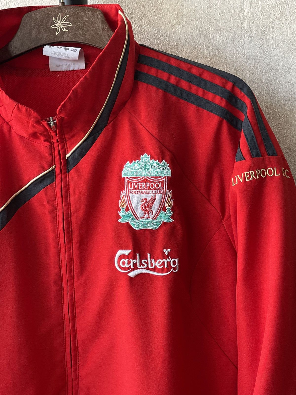 Adidas Vintage Liverpool FC 2009/10 Adidas Track Jacket Gorpcore Size US L / EU 52-54 / 3 - 3 Thumbnail