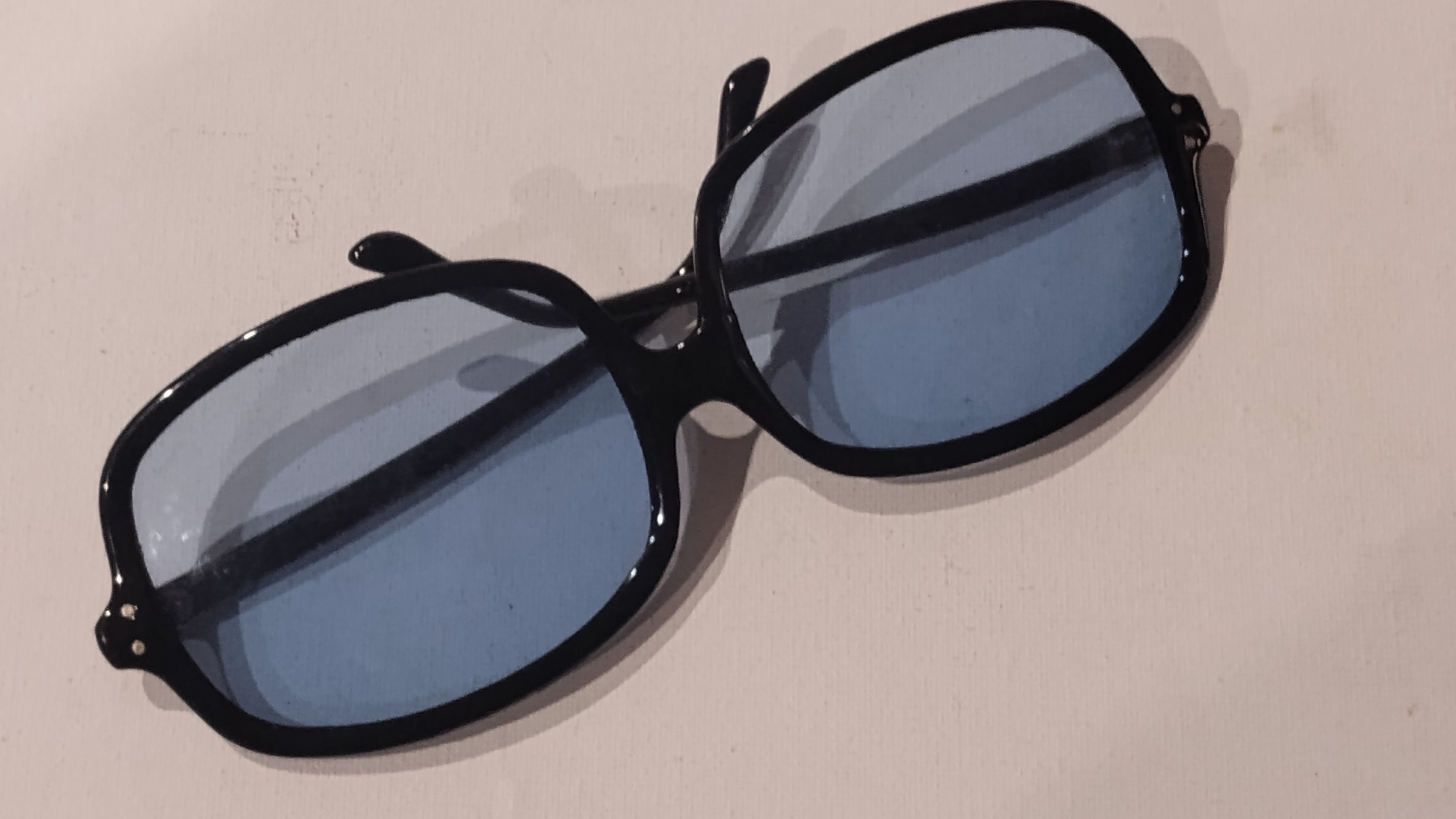 Other Rare Vintage Extra Large Blue Tint Sunglasses JapanNOS Size ONE SIZE - 3 Thumbnail