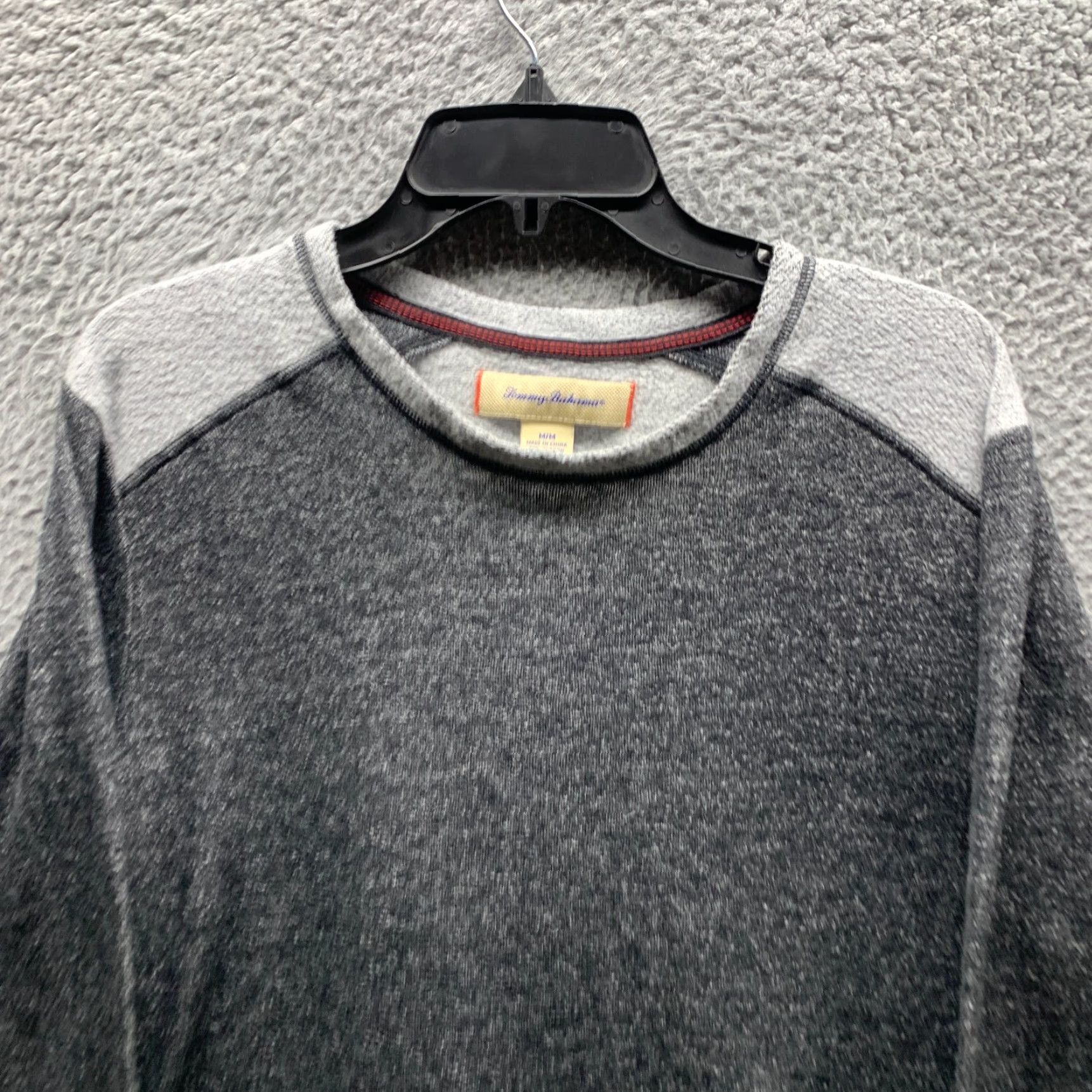 Tommy Bahama Tommy Bahama Sweatshirt Mens Crew Neck Knit Cotton Polyester Gray Adult Medium Pullover 90s Casual Casual Crew Neck Sweatshirt Mens Size US L / EU 52-54 / 3 - 2 Thumbnail