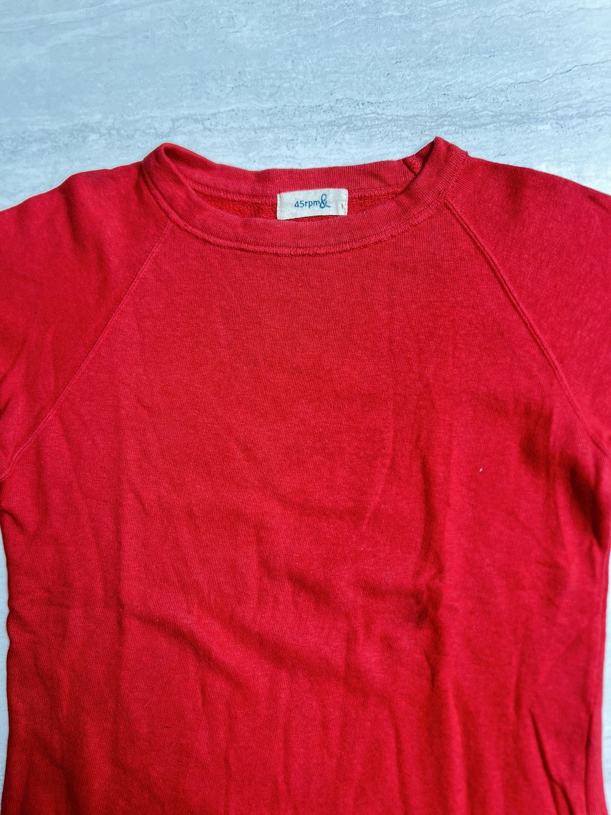 45rpm 45RPM Red Long Sleeve T-shirt Size US XS / EU 42 / 0 - 3 Thumbnail