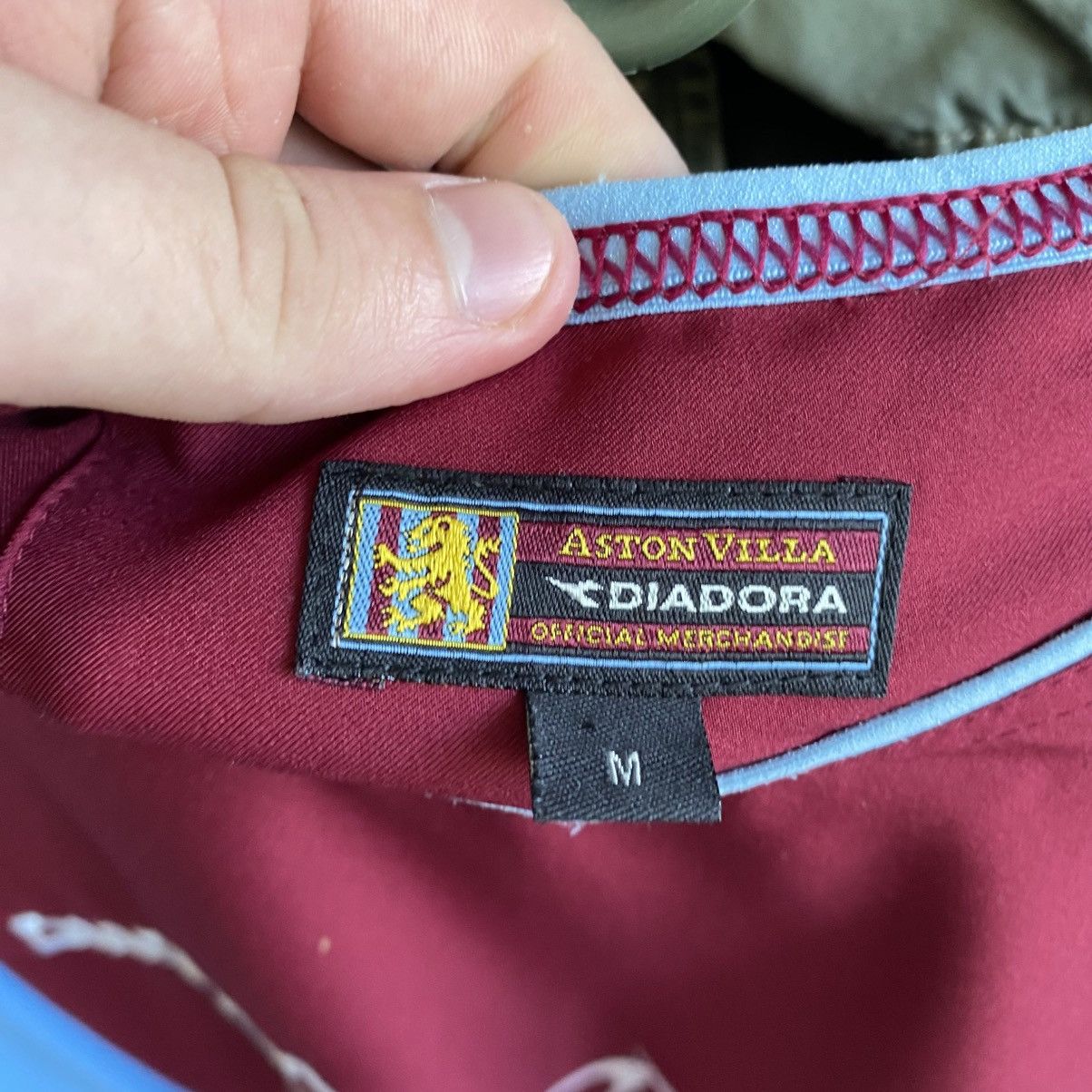Diadora Vintage Diadora Aston Villa 1990’s Rover Rare Soccer jersey Size US M / EU 48-50 / 2 - 5 Thumbnail
